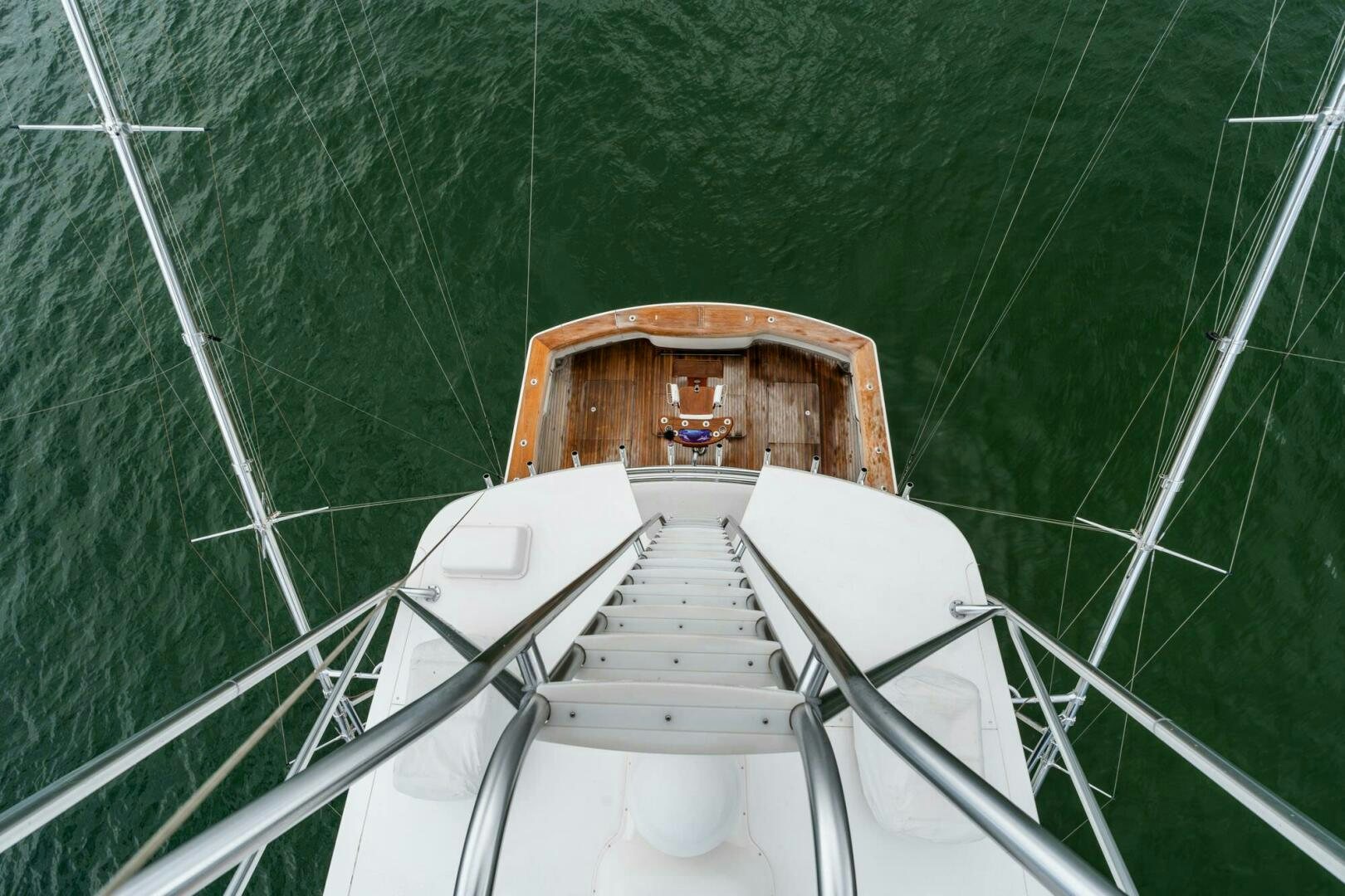 a small wooden house aboard LITTLE AUDREY Yacht for Sale