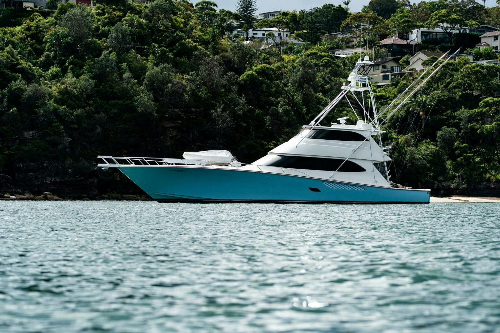 a boat on the water aboard LITTLE AUDREY Yacht for Sale
