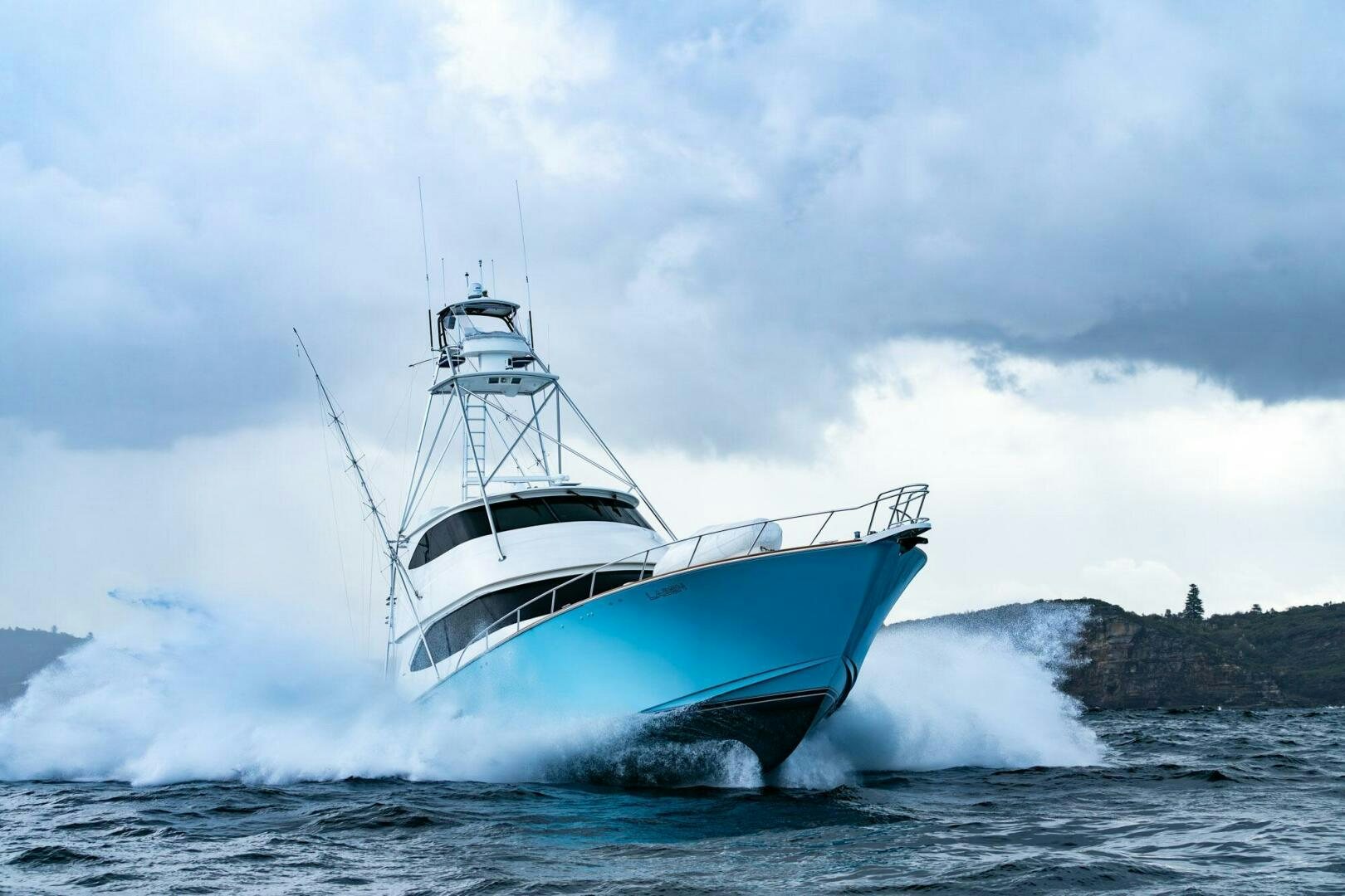 a boat on the water aboard LITTLE AUDREY Yacht for Sale