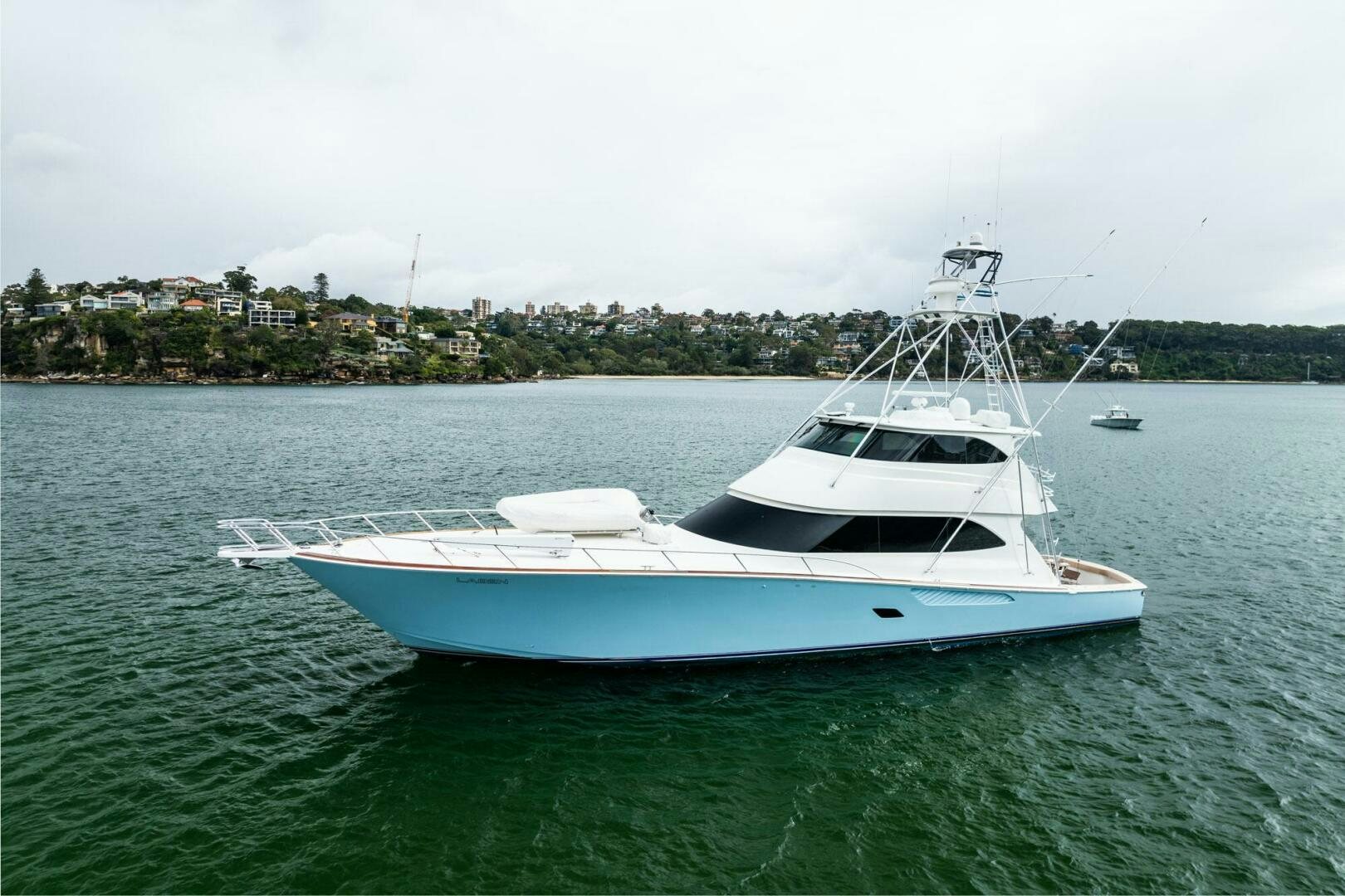 a boat in the water aboard LITTLE AUDREY Yacht for Sale