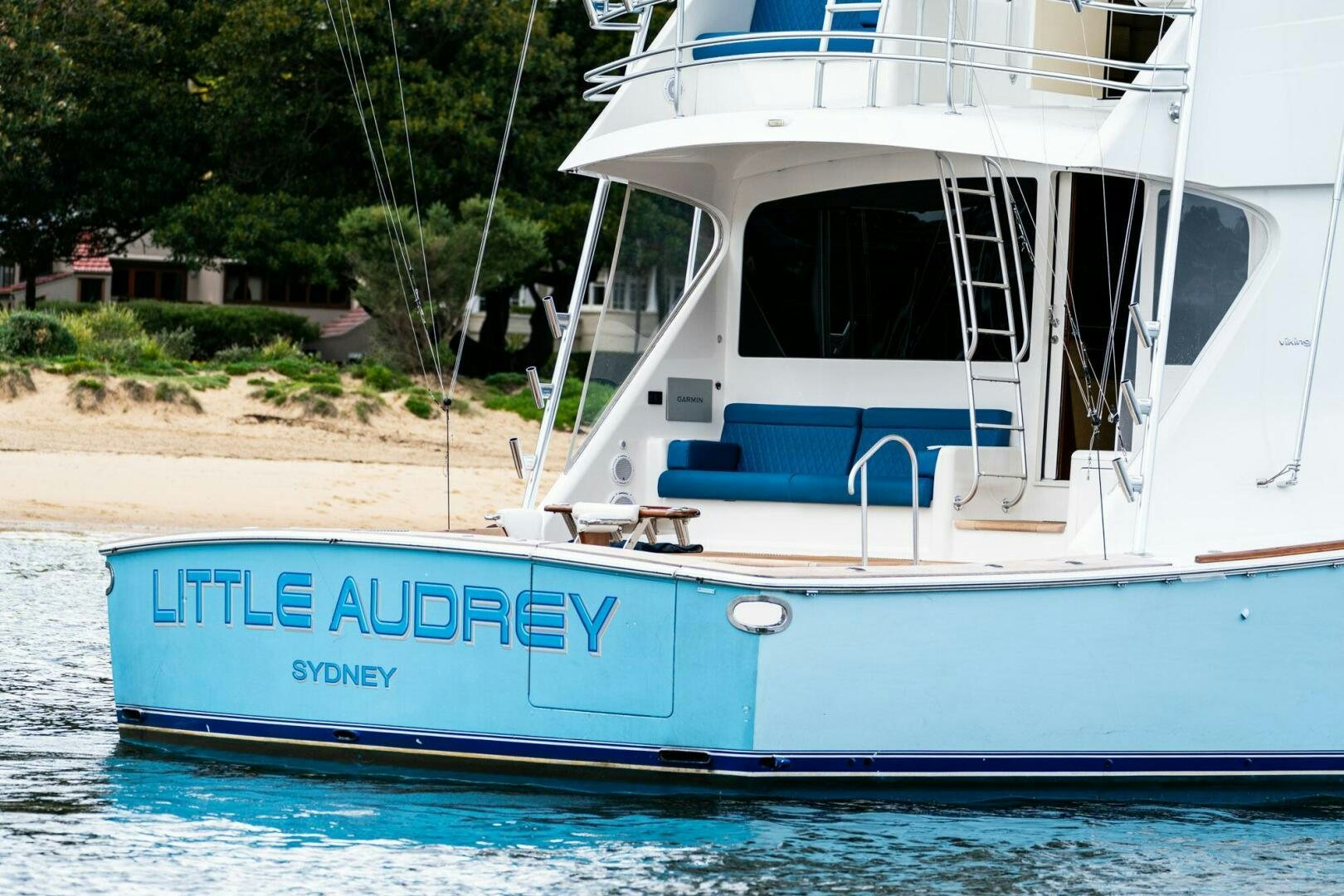 a boat on the water aboard LITTLE AUDREY Yacht for Sale