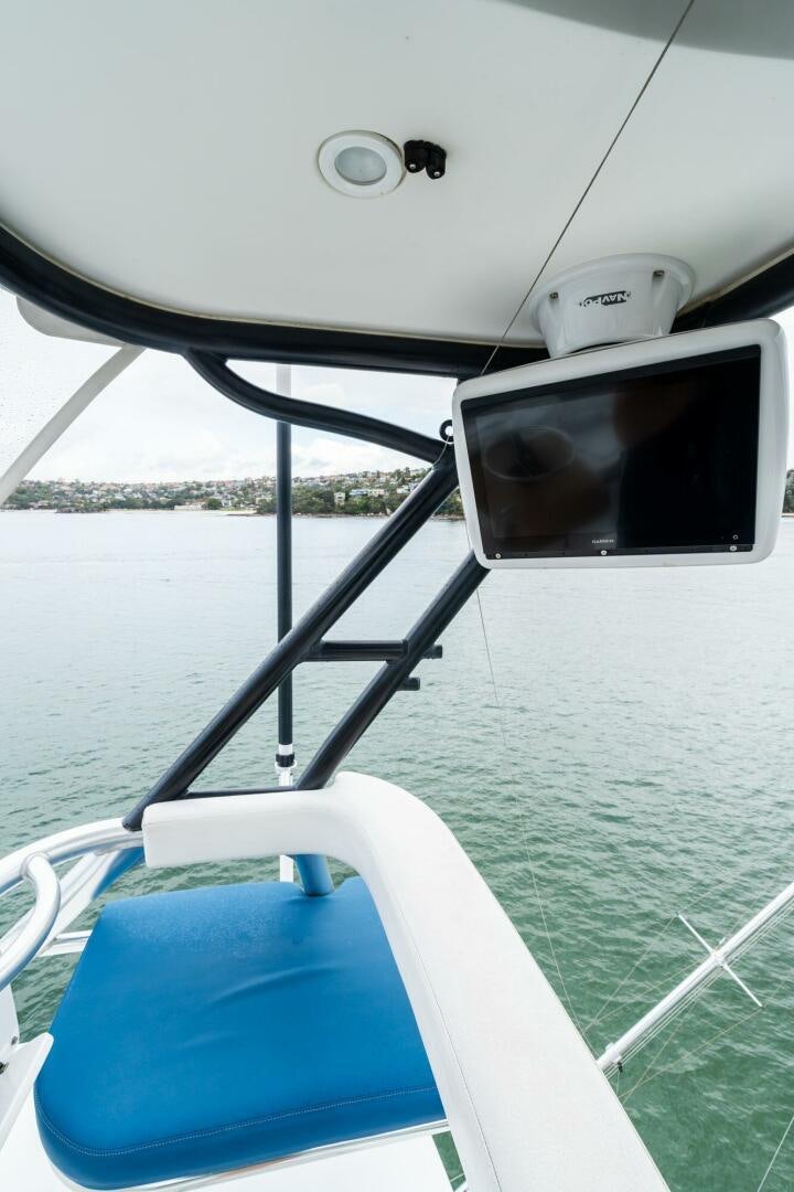 the front of a boat aboard LITTLE AUDREY Yacht for Sale