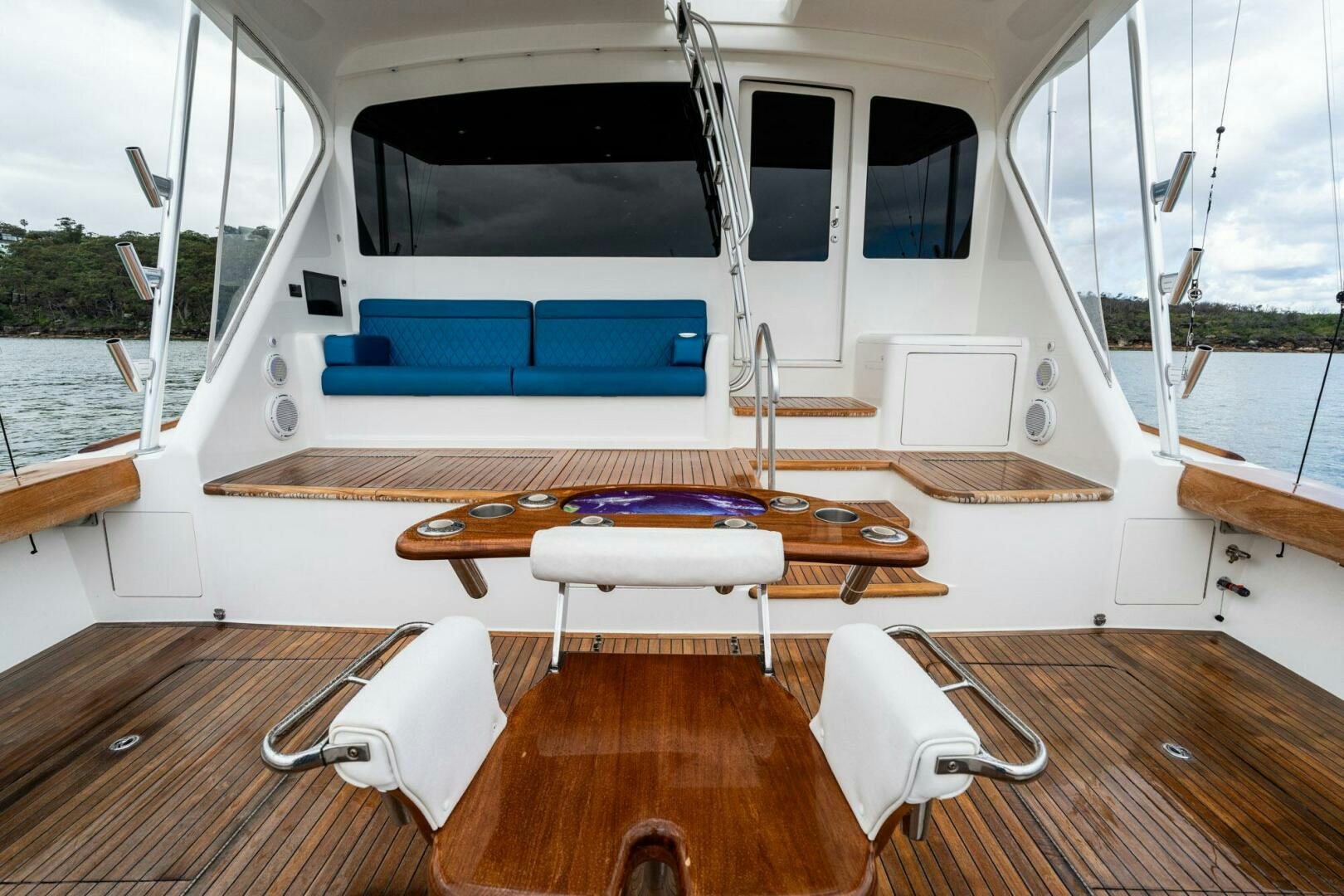 a boat on the water aboard LITTLE AUDREY Yacht for Sale
