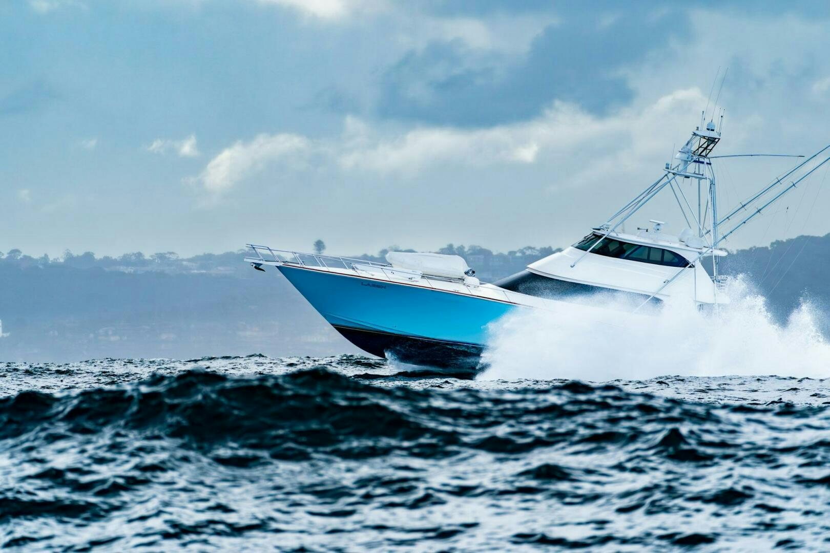 a boat in the water aboard LITTLE AUDREY Yacht for Sale