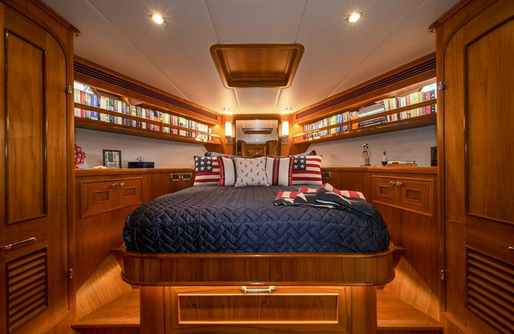 a bed in a cabin aboard JULIANNE Yacht for Sale