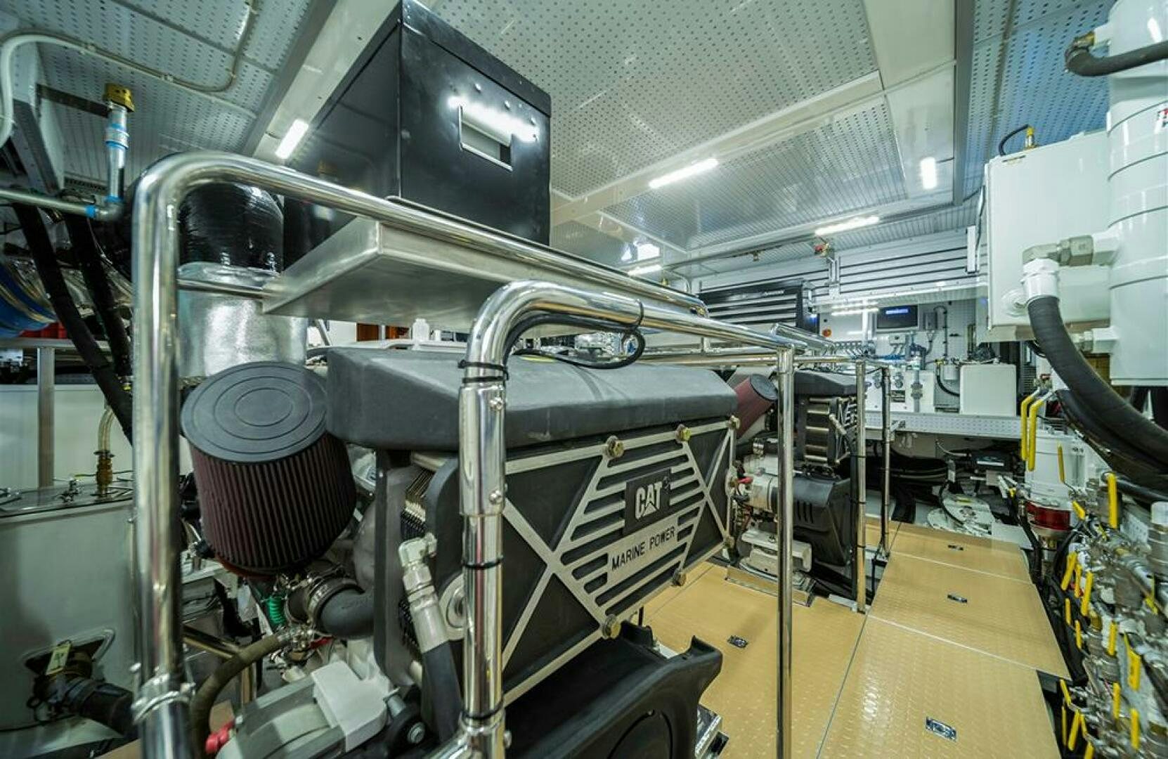 a machine in a factory aboard JULIANNE Yacht for Sale