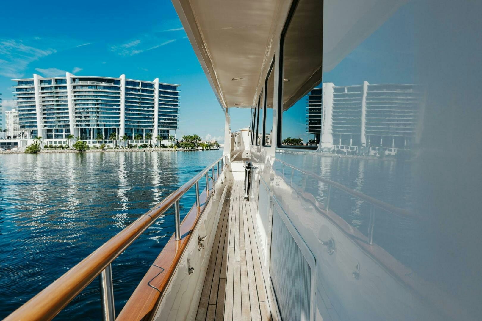 a boat on the water aboard VIRGINIA SEA Yacht for Sale