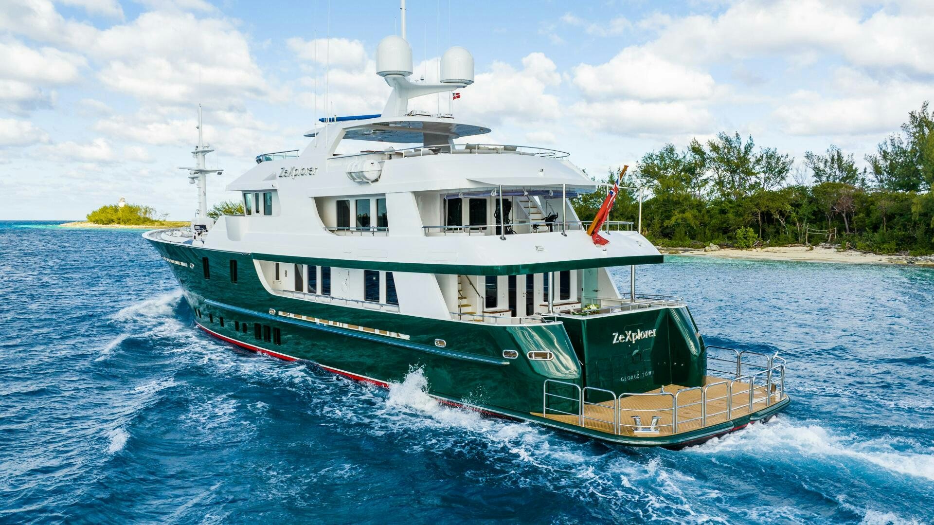 a boat on the water aboard ZEXPLORER Yacht for Sale