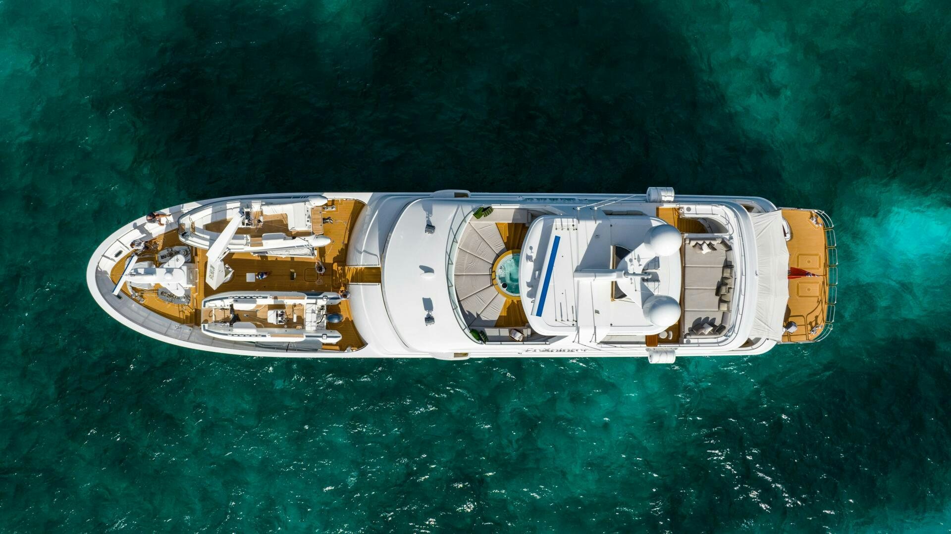a satellite in space aboard ZEXPLORER Yacht for Sale