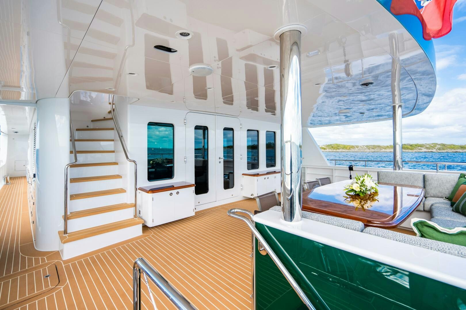 inside of a boat aboard ZEXPLORER Yacht for Sale