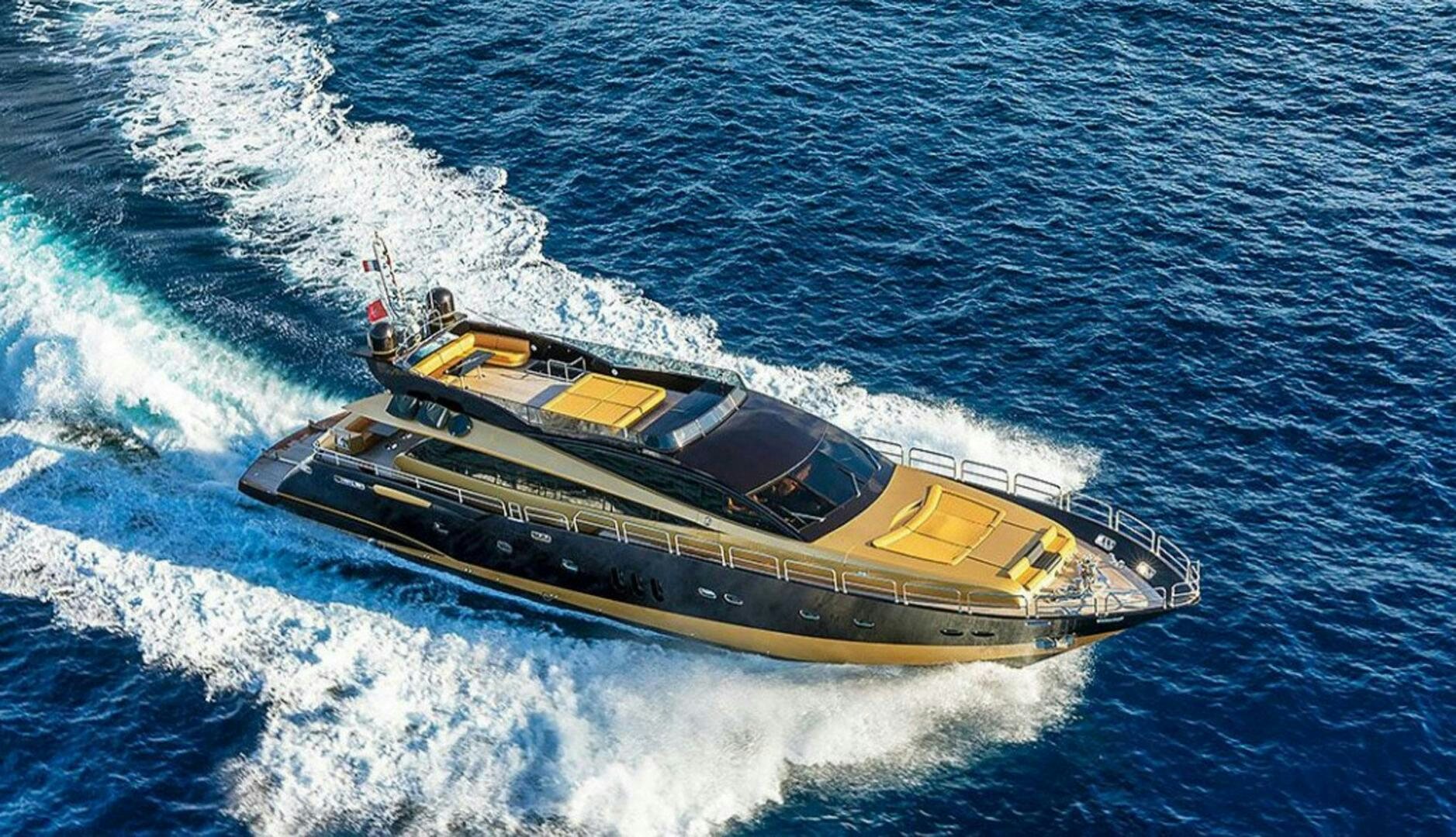 a boat on the water aboard CLAREMONT Yacht for Sale