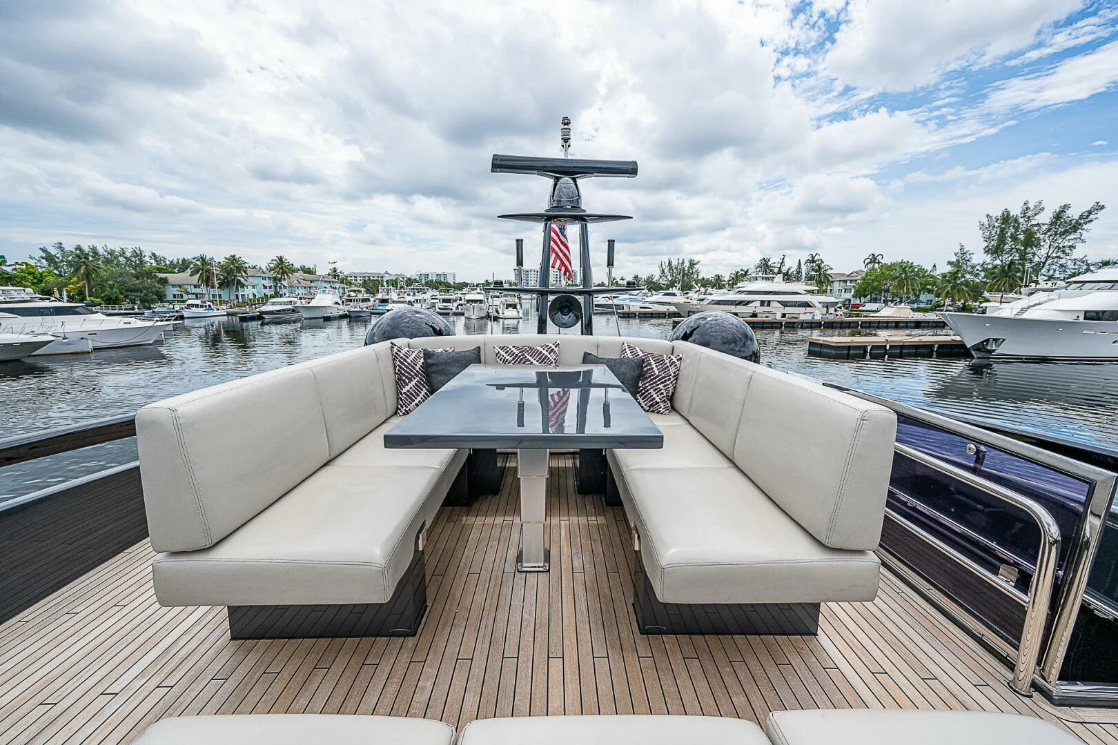 a boat on the water aboard COAL BLOODED Yacht for Sale