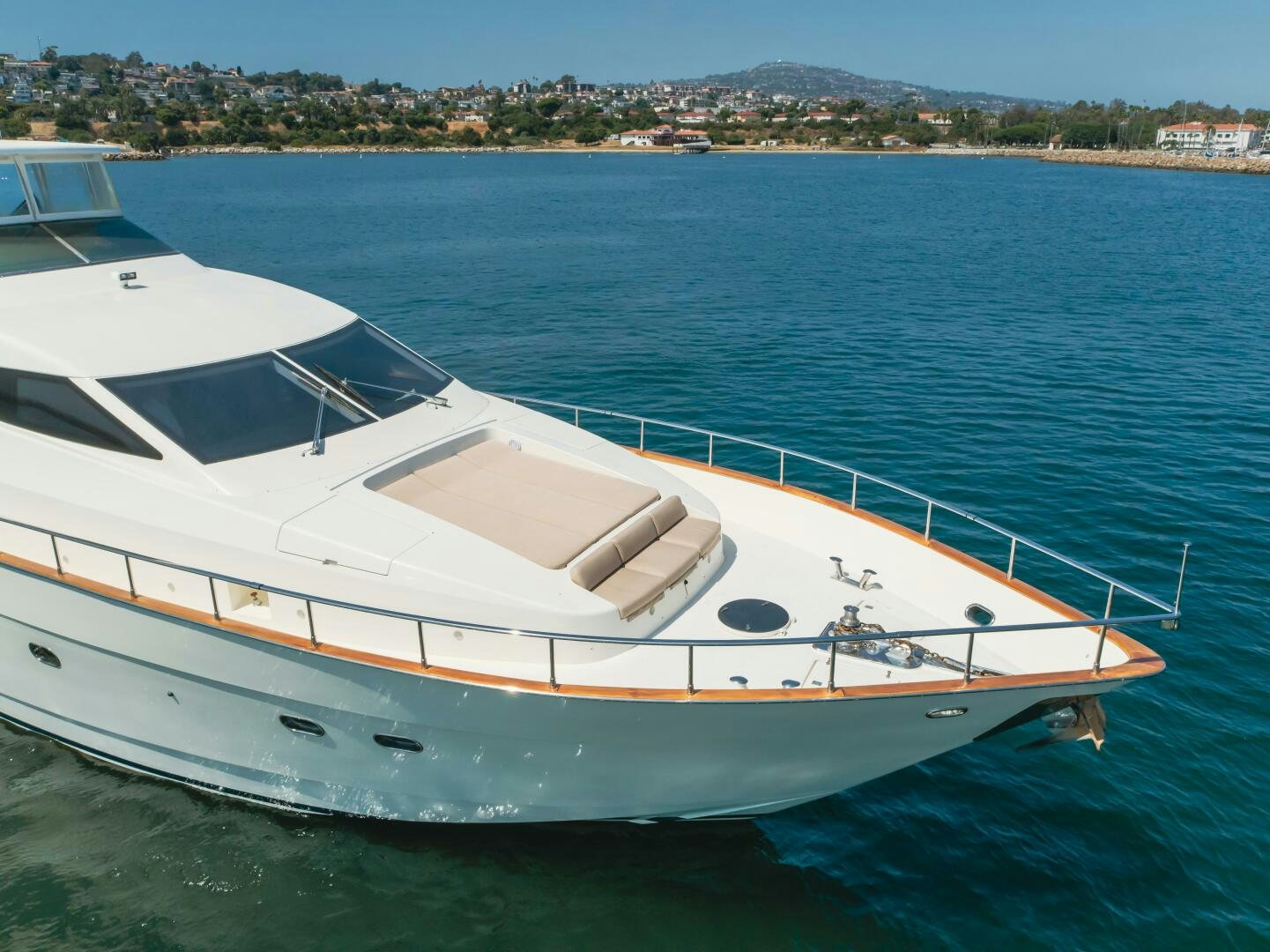 a boat in the water aboard ANEJO Yacht for Sale