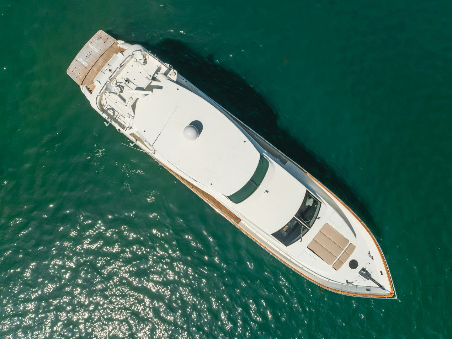 a spaceship in space aboard ANEJO Yacht for Sale