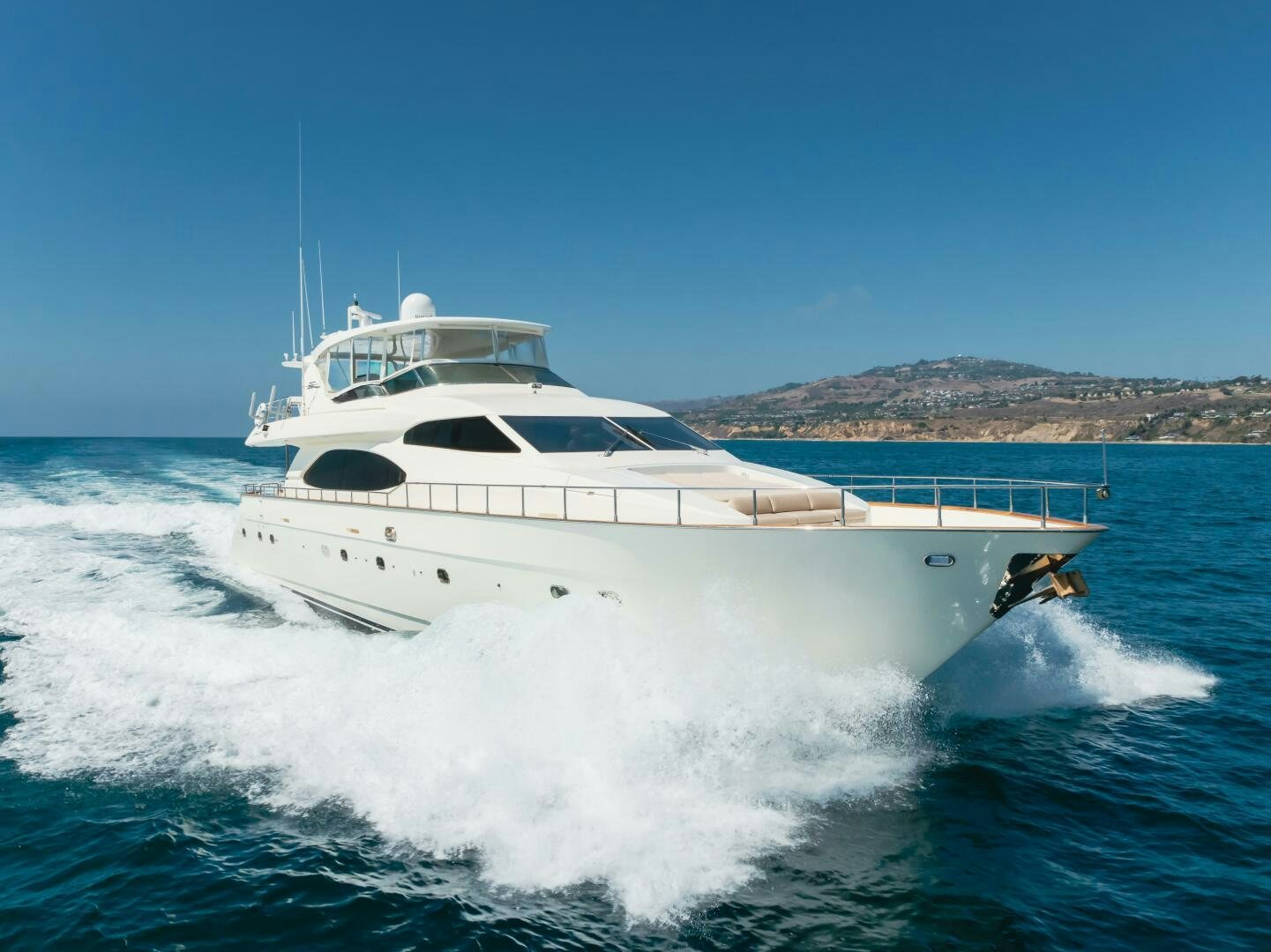 a boat on the water aboard ANEJO Yacht for Sale