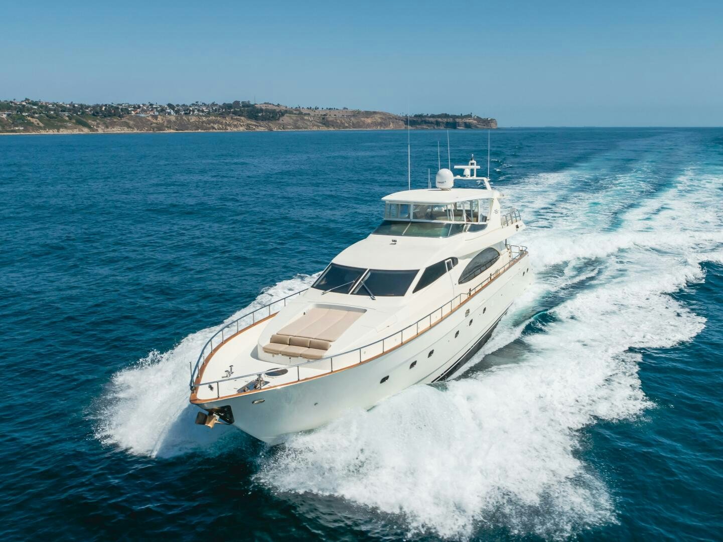 a boat on the water aboard ANEJO Yacht for Sale