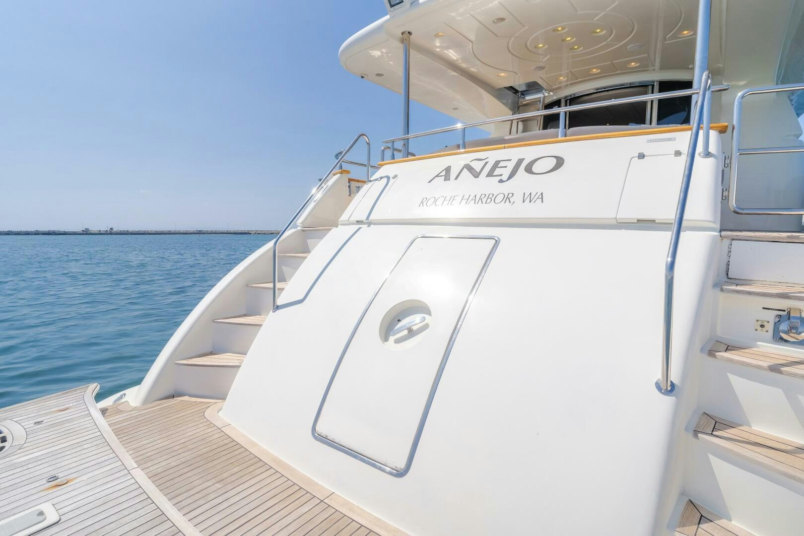 a boat on the water aboard ANEJO Yacht for Sale