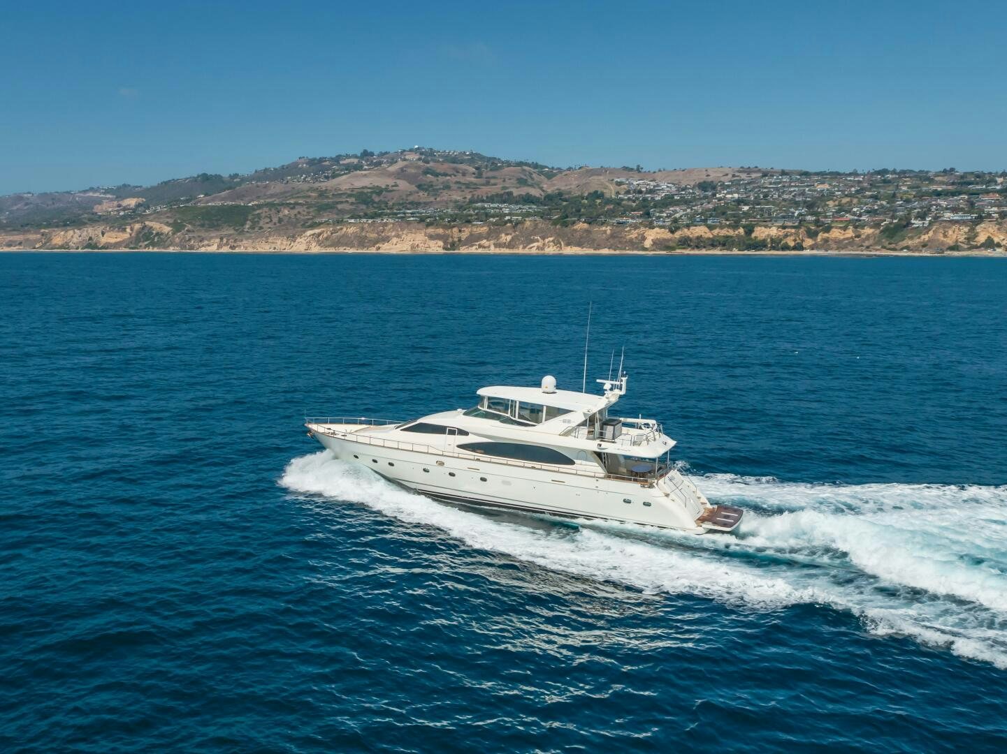 a boat on the water aboard ANEJO Yacht for Sale