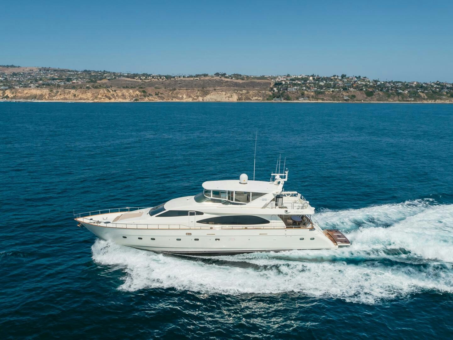 a boat on the water aboard ANEJO Yacht for Sale