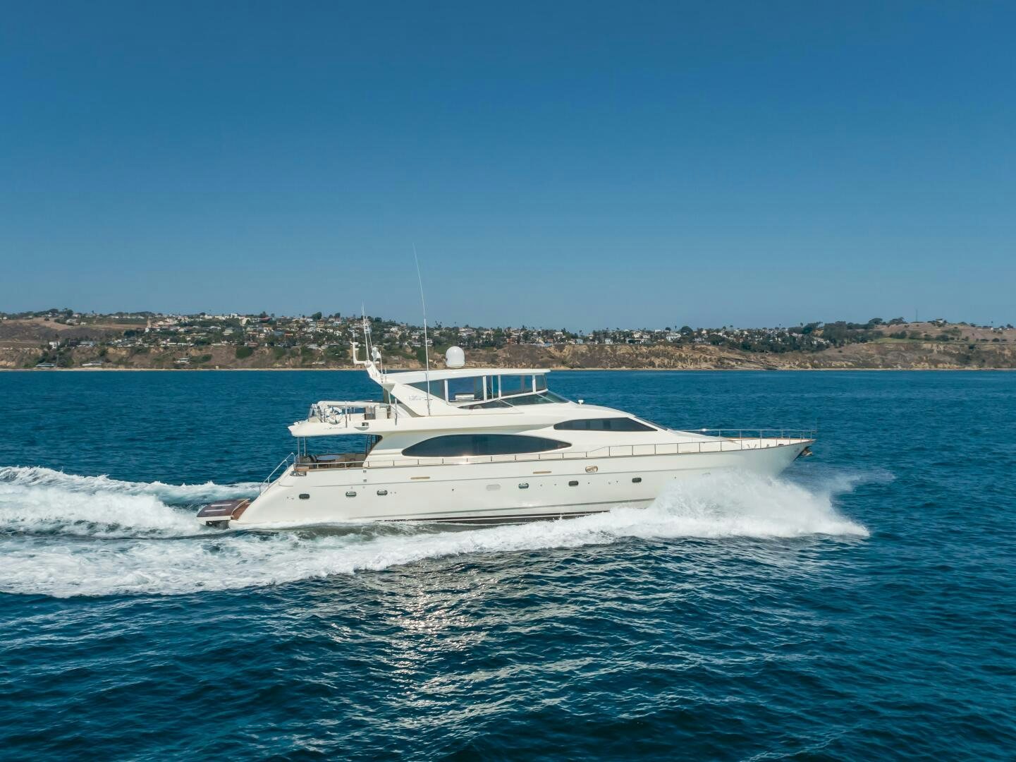 a boat on the water aboard ANEJO Yacht for Sale