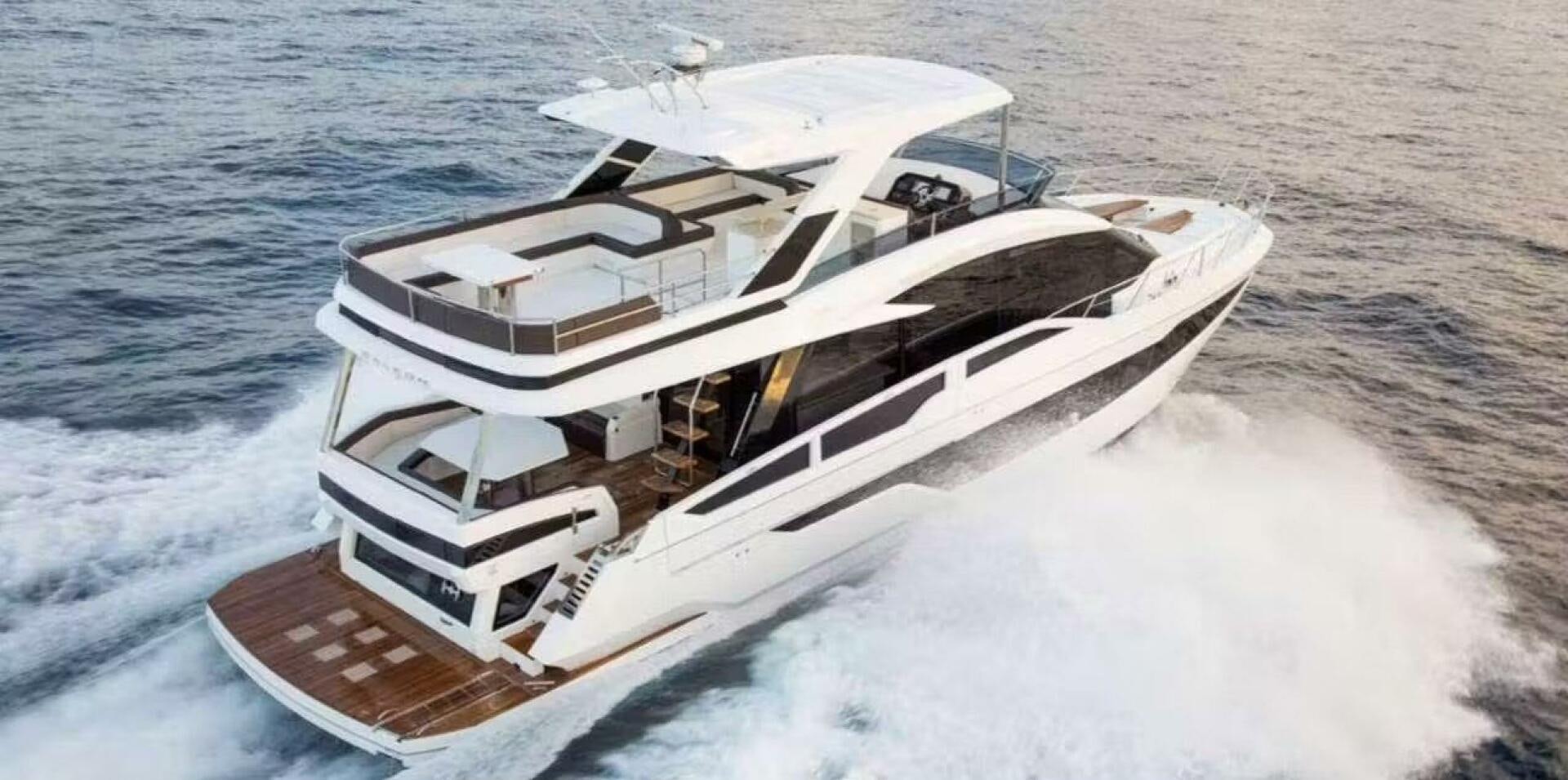 a boat on the water aboard TRIPLE T Yacht for Sale