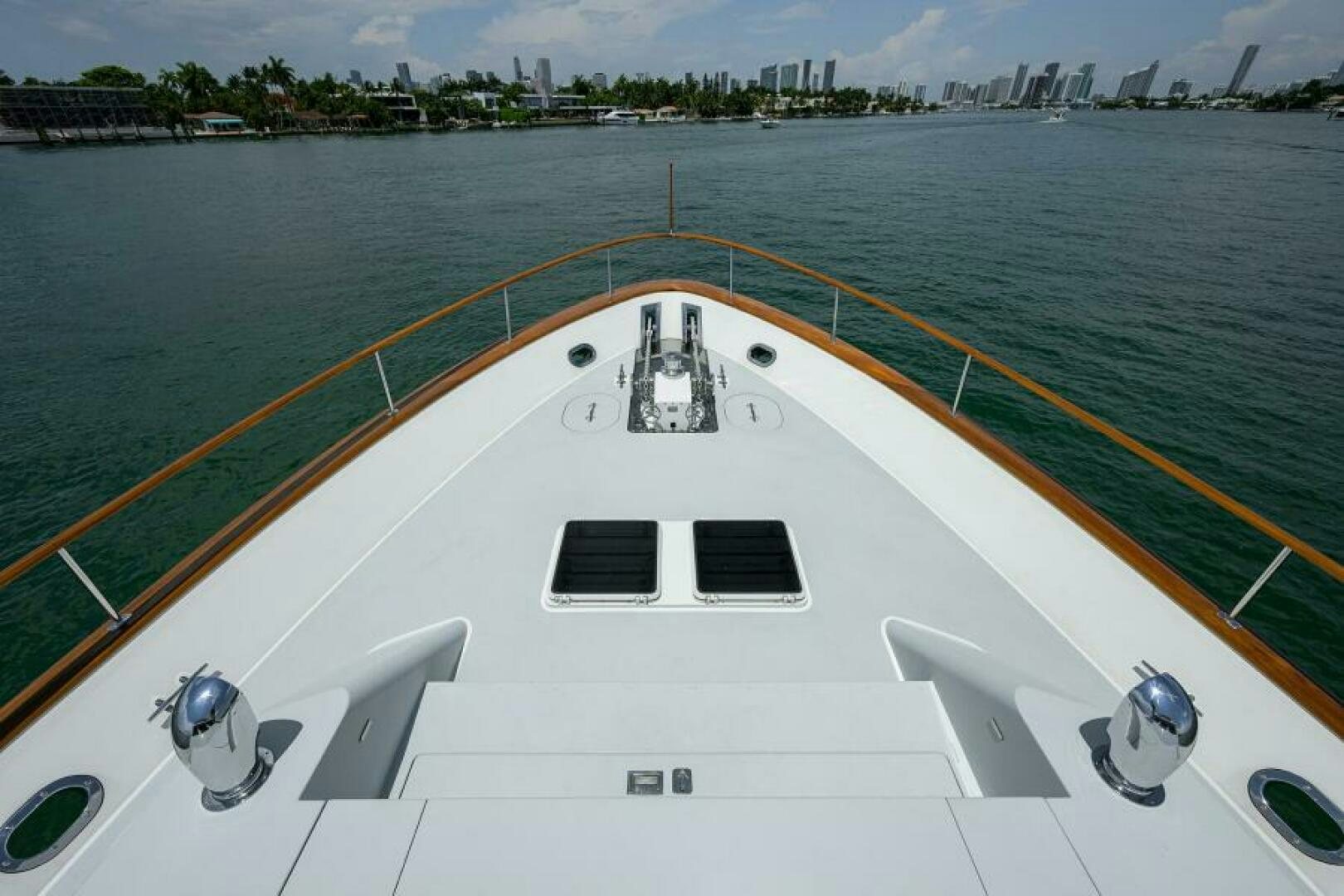 a boat on the water aboard ELECTRA Yacht for Sale