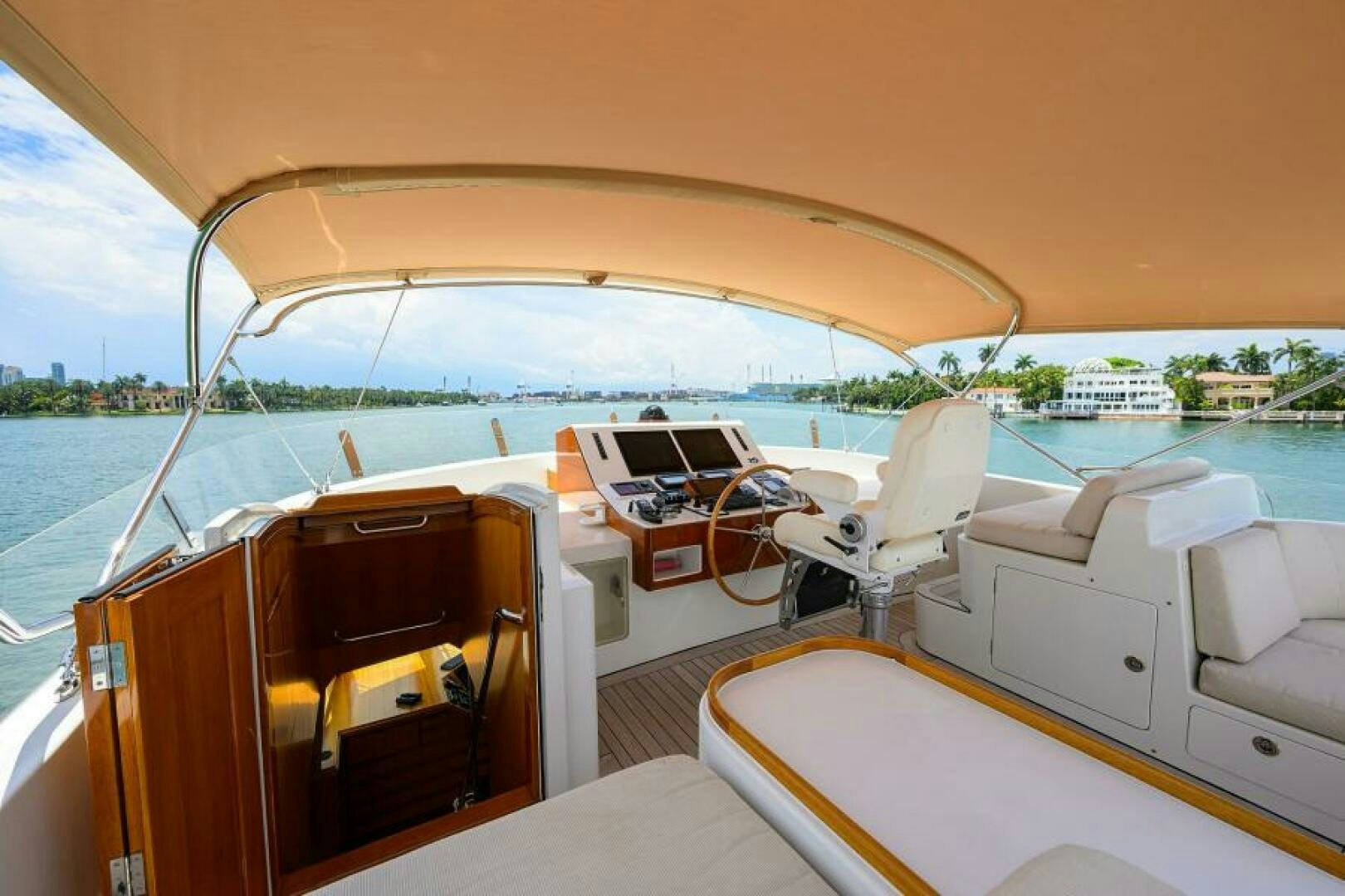 inside of a boat aboard ELECTRA Yacht for Sale