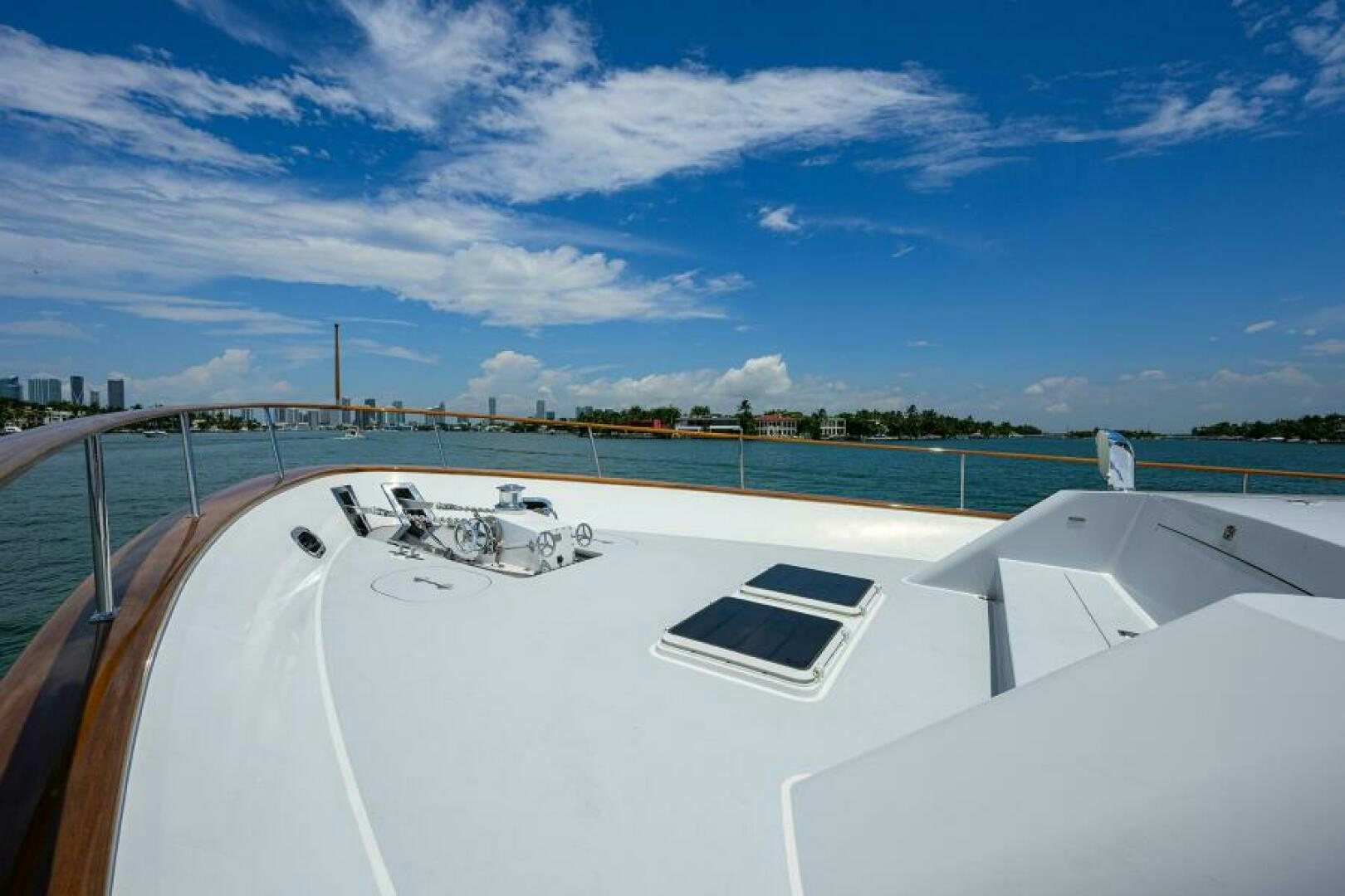 a boat on the water aboard ELECTRA Yacht for Sale