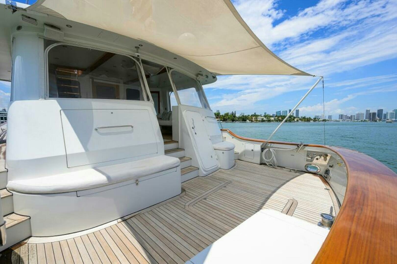 a boat on the water aboard ELECTRA Yacht for Sale