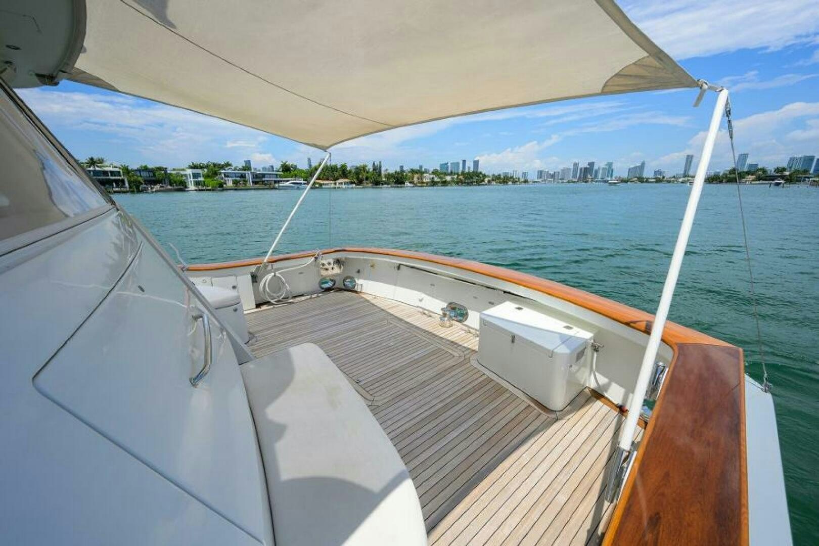 a boat on the water aboard ELECTRA Yacht for Sale