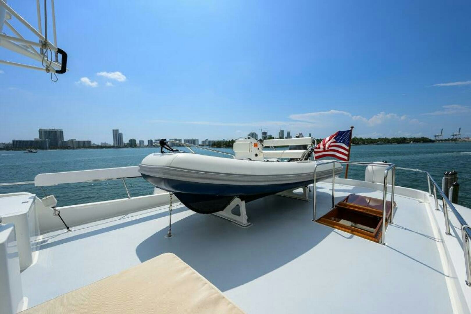 a boat on a body of water aboard ELECTRA Yacht for Sale