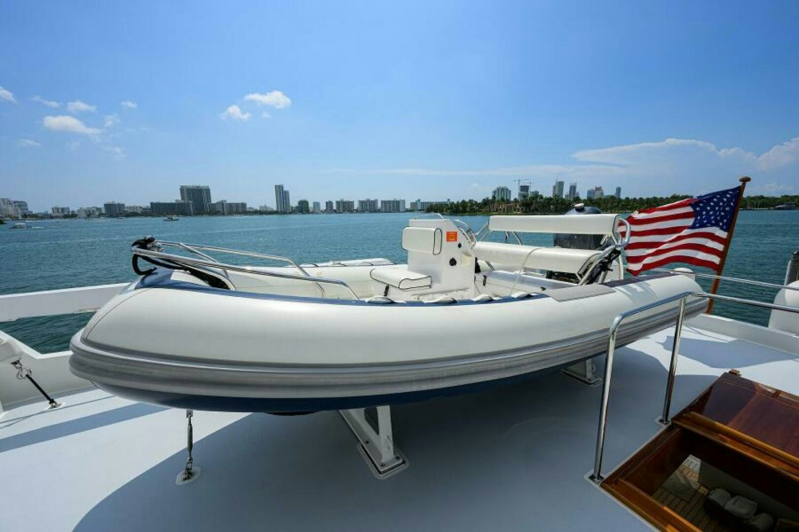a boat on the water aboard ELECTRA Yacht for Sale