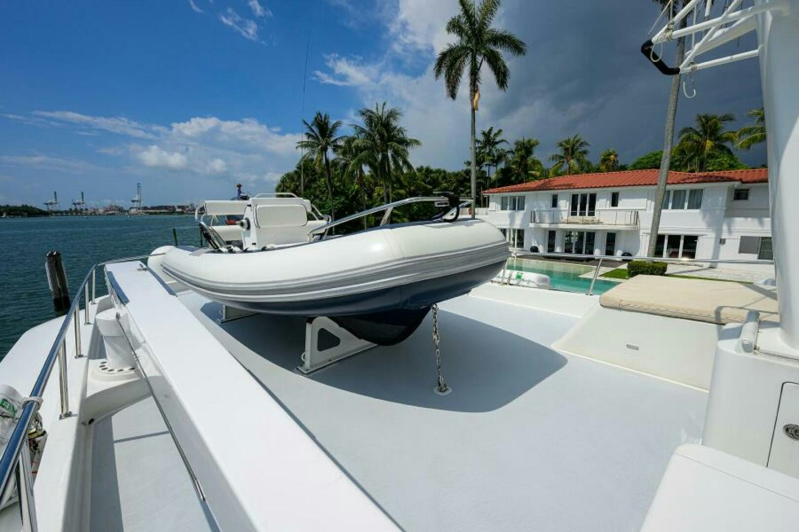 a boat on the water aboard ELECTRA Yacht for Sale