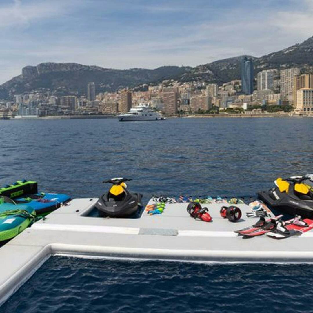 boats on the water aboard IRAMA Yacht for Sale
