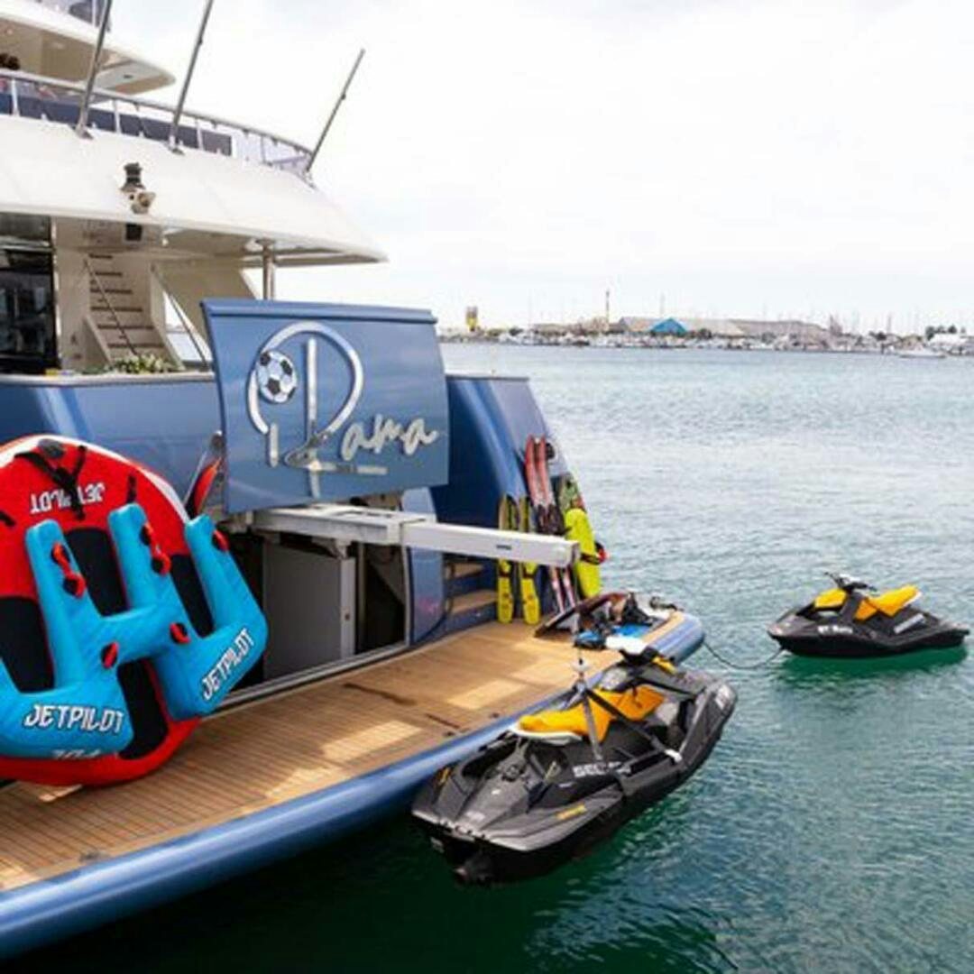 boats on the water aboard IRAMA Yacht for Sale