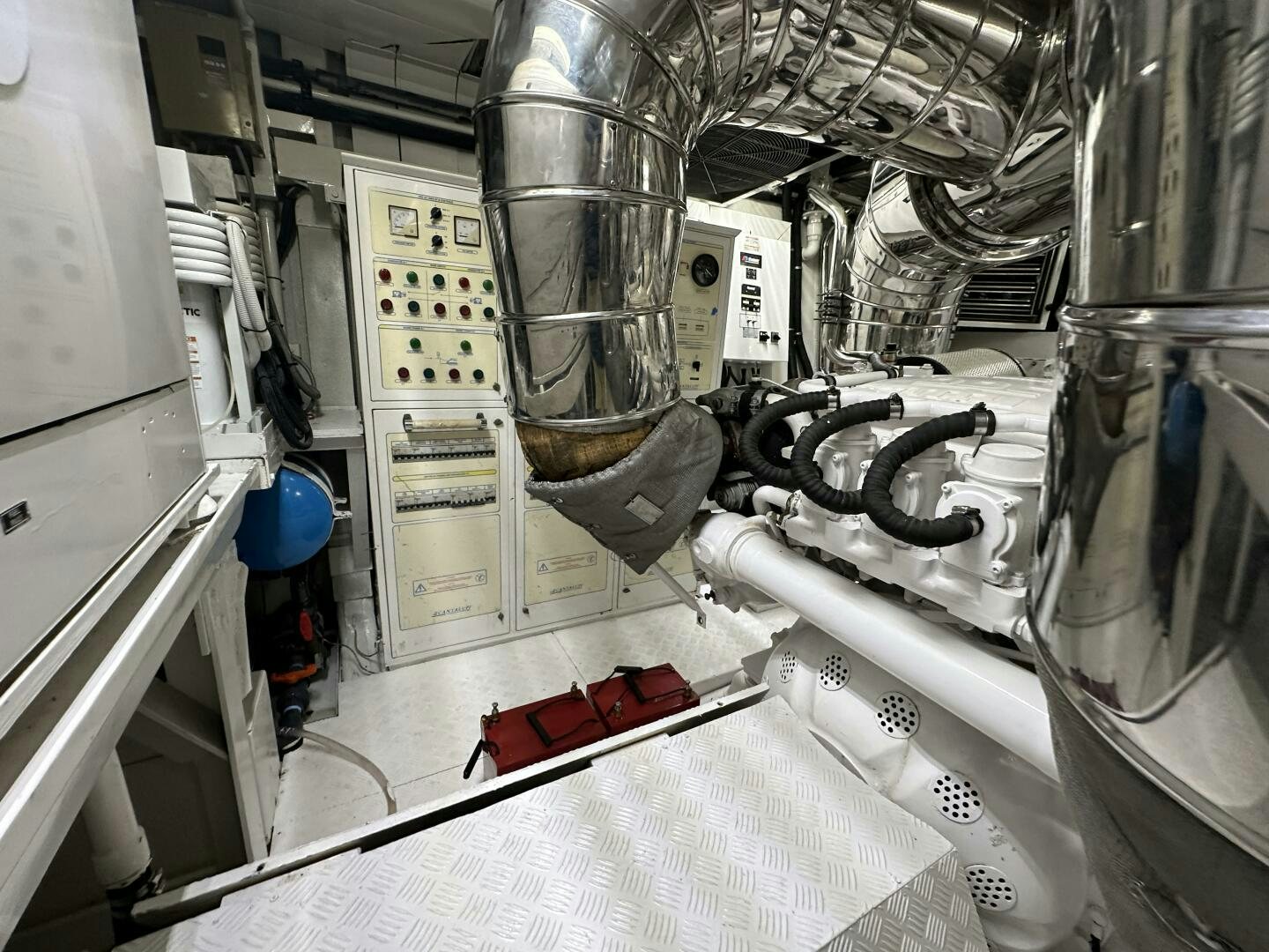 a close-up of a machine aboard 100 AZIMUT JUMBO Yacht for Sale