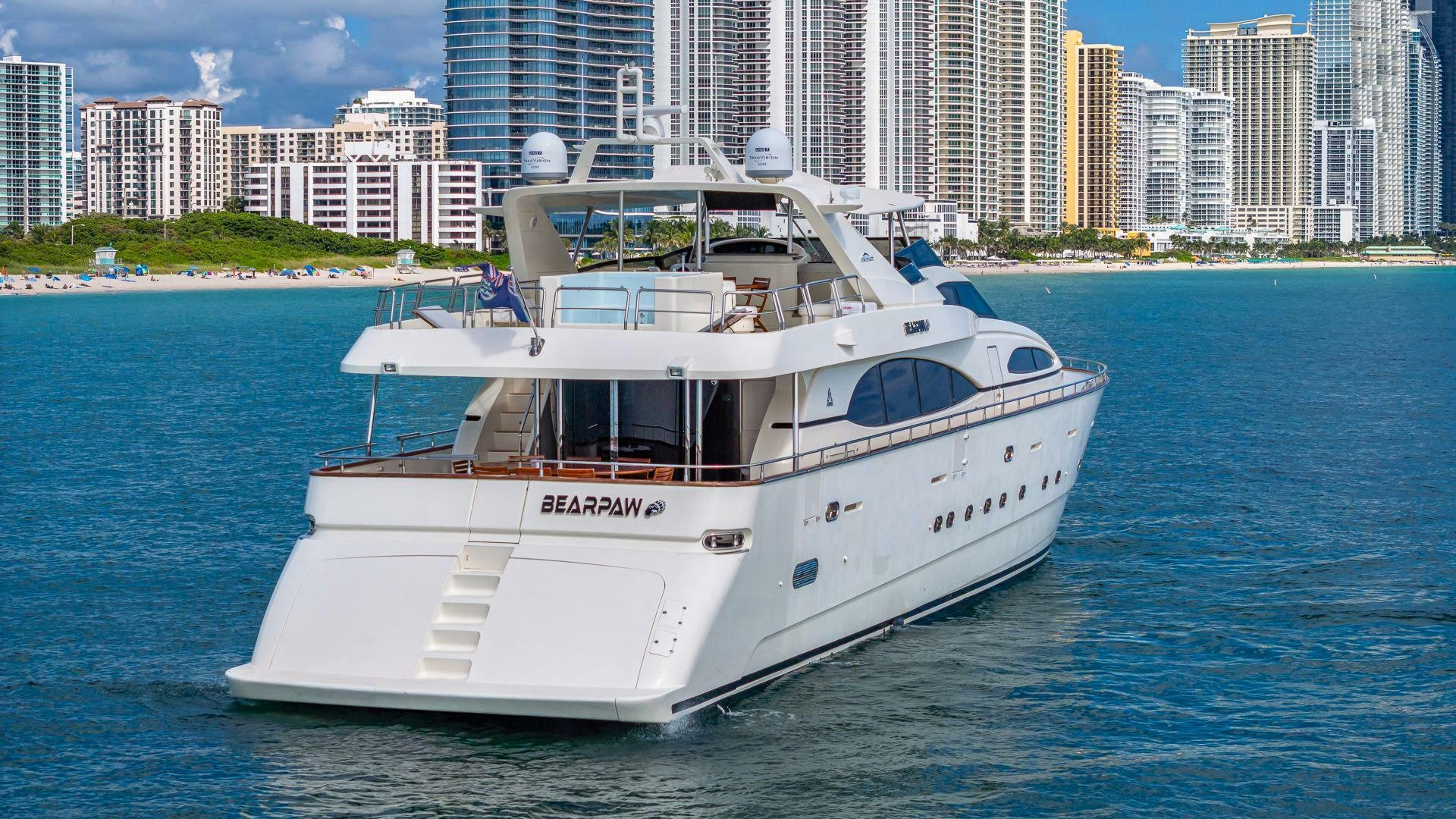 a boat on the water aboard 100 AZIMUT JUMBO Yacht for Sale