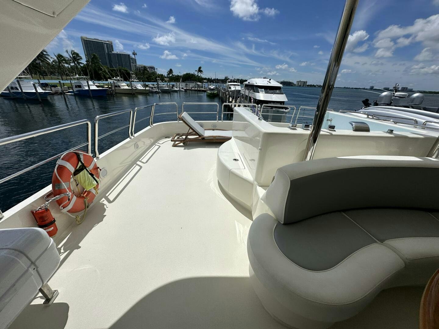 a boat on the water aboard 100 AZIMUT JUMBO Yacht for Sale