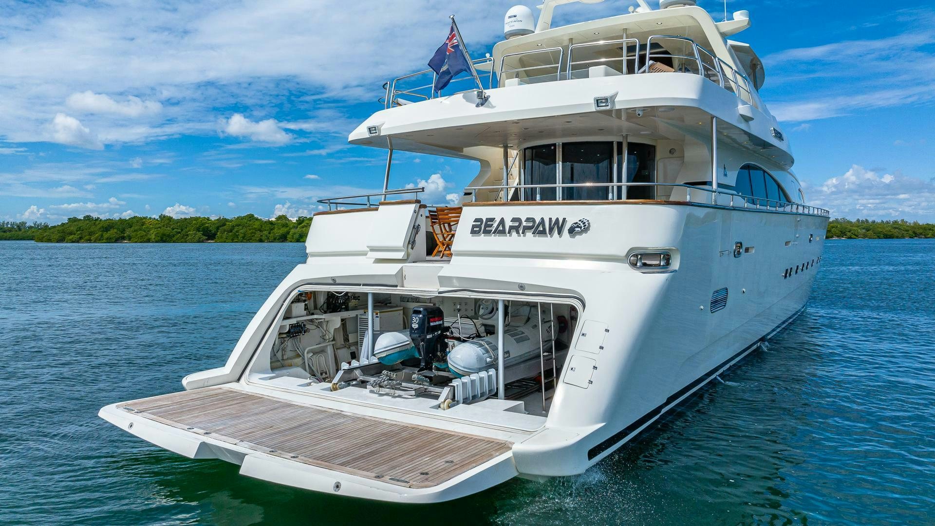 a boat on the water aboard 100 AZIMUT JUMBO Yacht for Sale