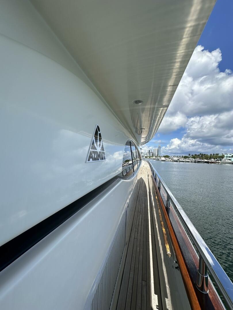 a boat on the water aboard 100 AZIMUT JUMBO Yacht for Sale