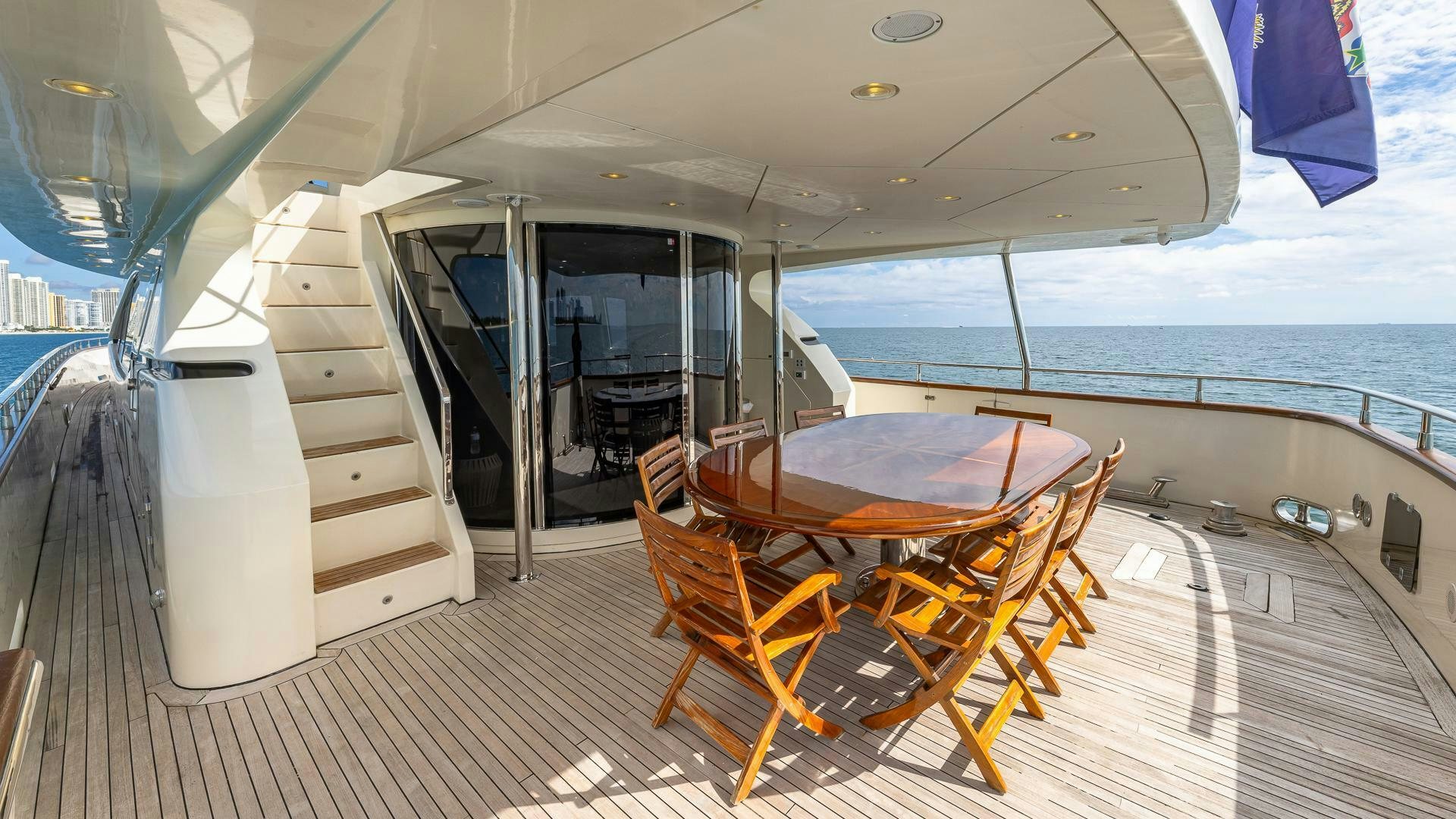 a boat on the water aboard 100 AZIMUT JUMBO Yacht for Sale