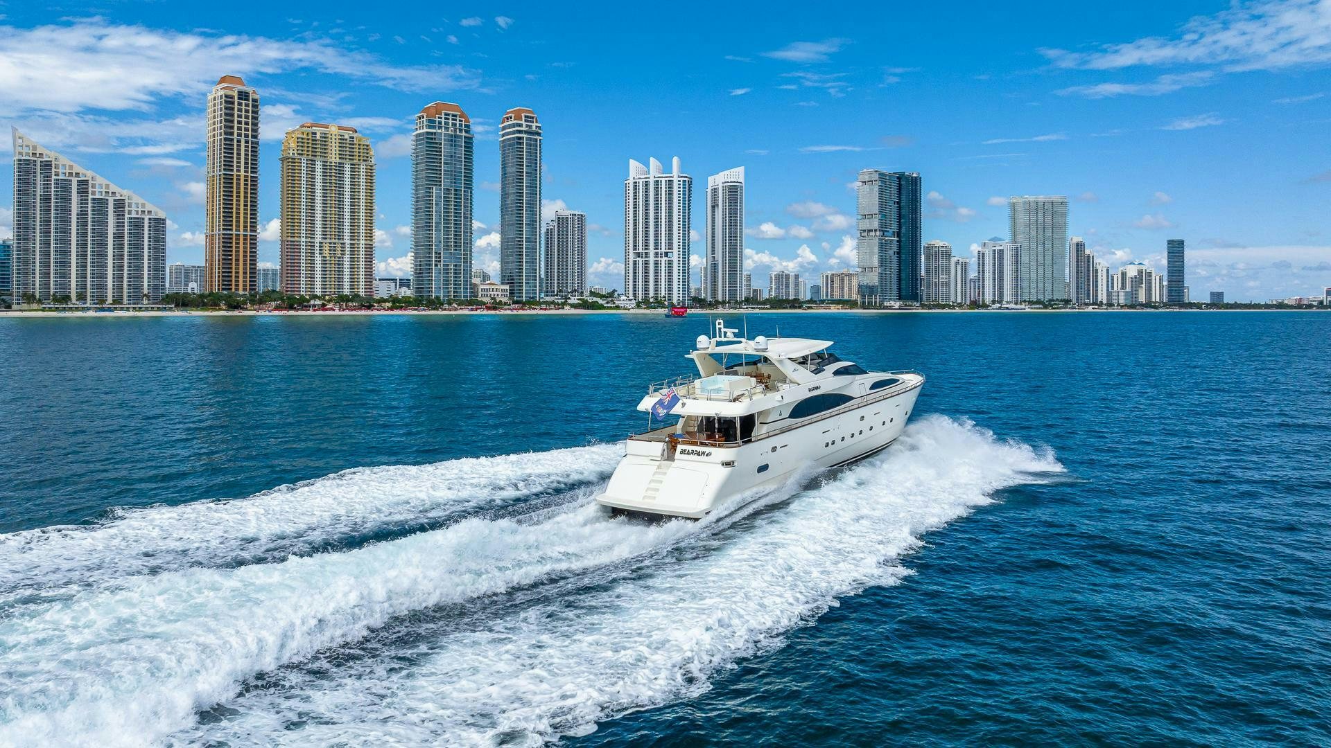a boat on the water aboard 100 AZIMUT JUMBO Yacht for Sale