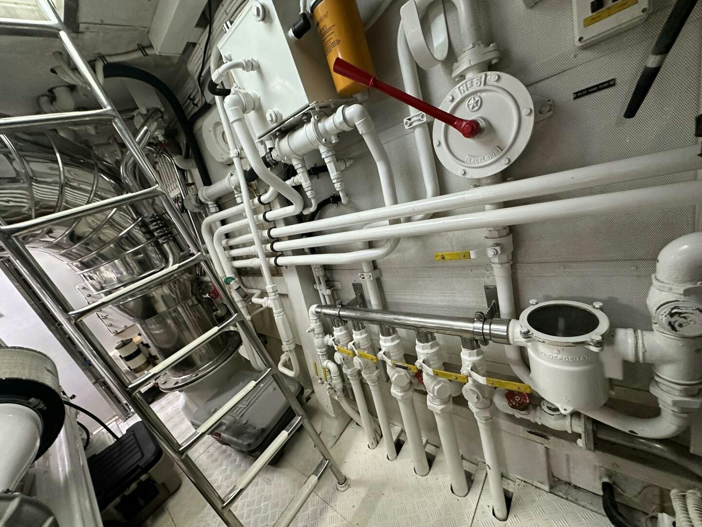 a close-up of a machine aboard 100 AZIMUT JUMBO Yacht for Sale