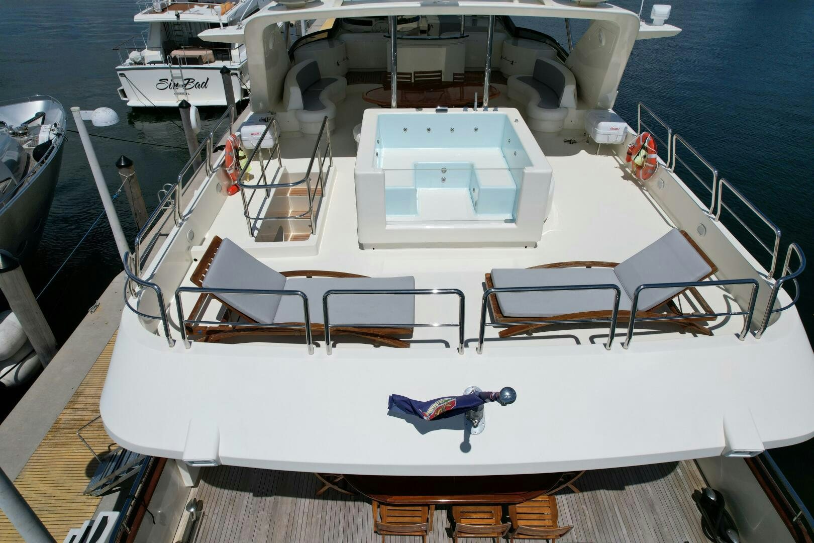 a boat on the water aboard 100 AZIMUT JUMBO Yacht for Sale