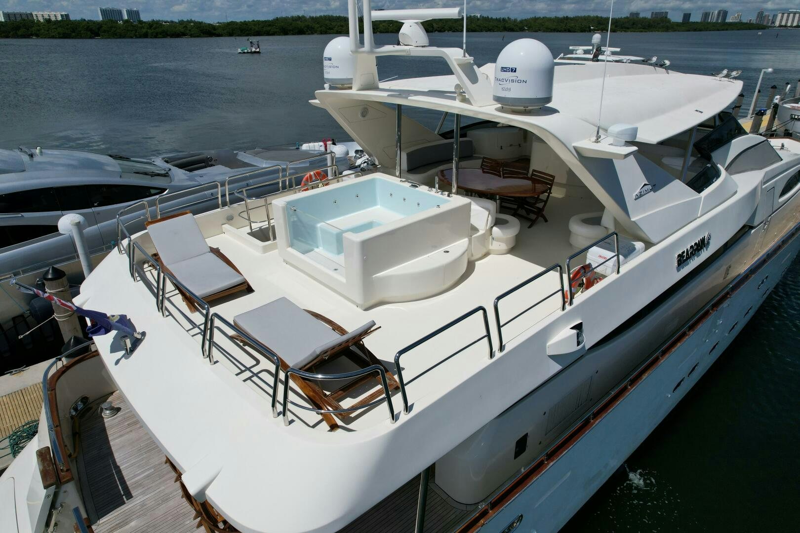 a boat on the water aboard 100 AZIMUT JUMBO Yacht for Sale