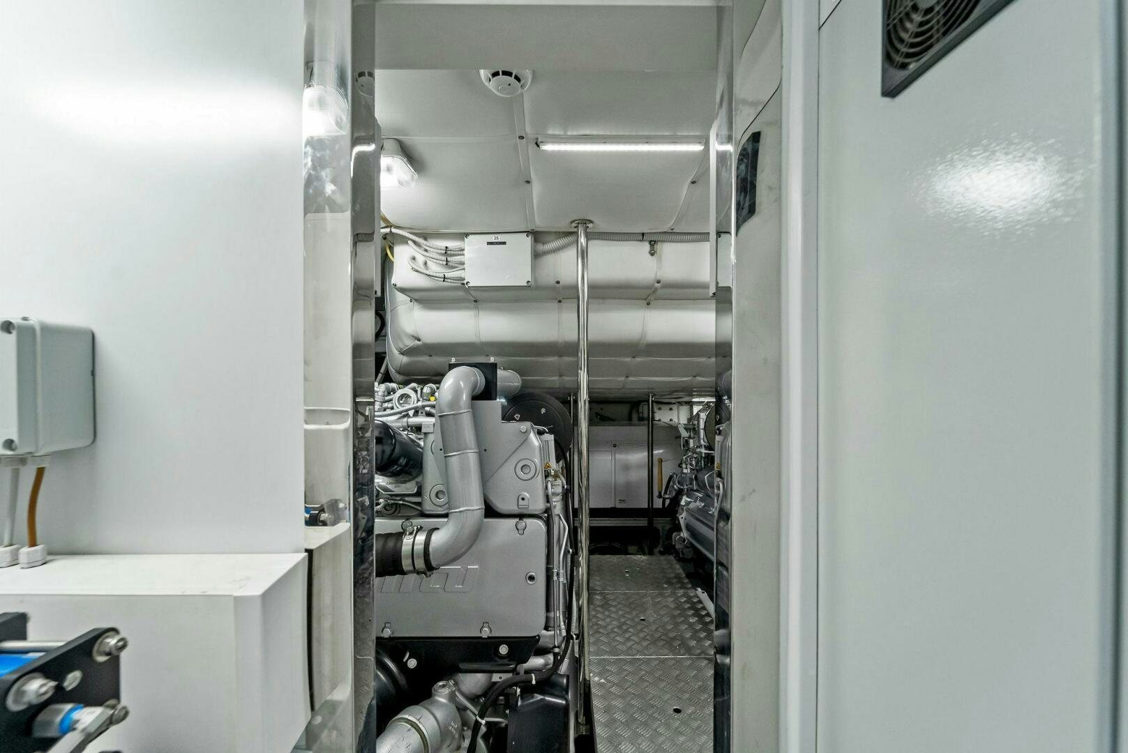 a room with equipment aboard G Yacht for Sale