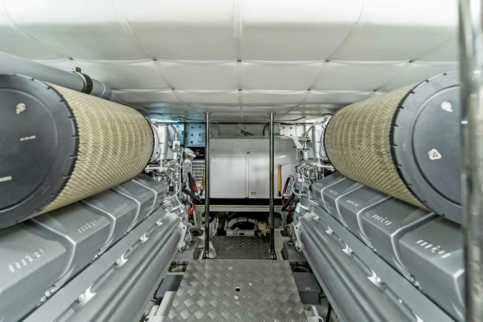 a room with machines aboard G Yacht for Sale