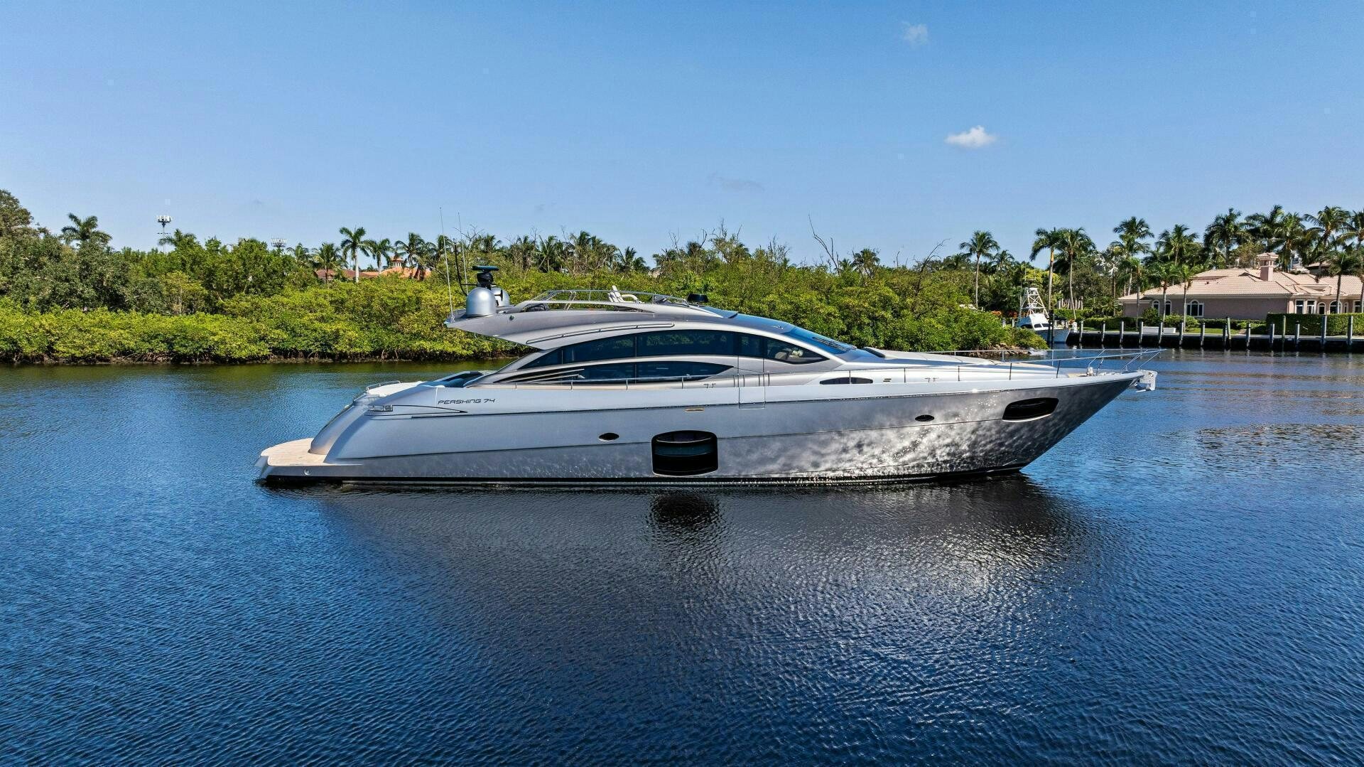 a boat on the water aboard G Yacht for Sale