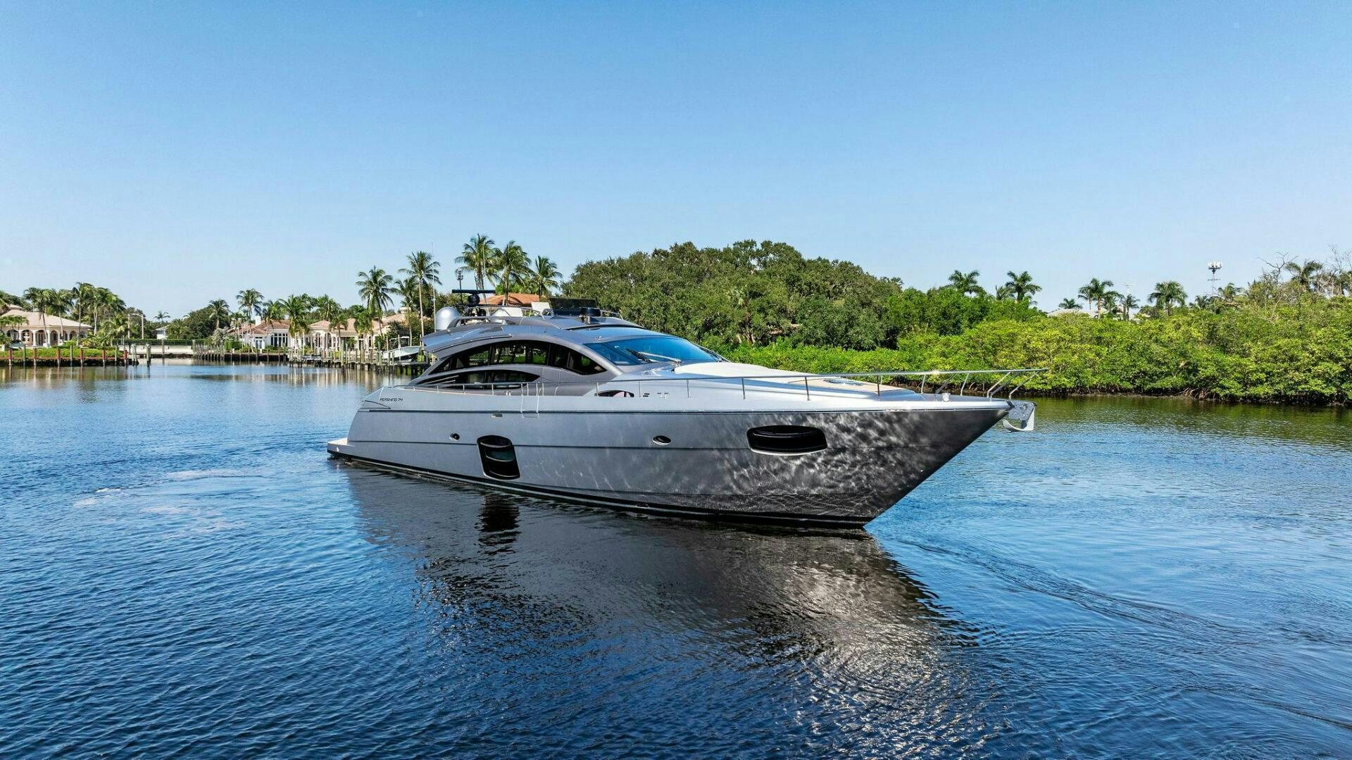 a boat on the water aboard G Yacht for Sale