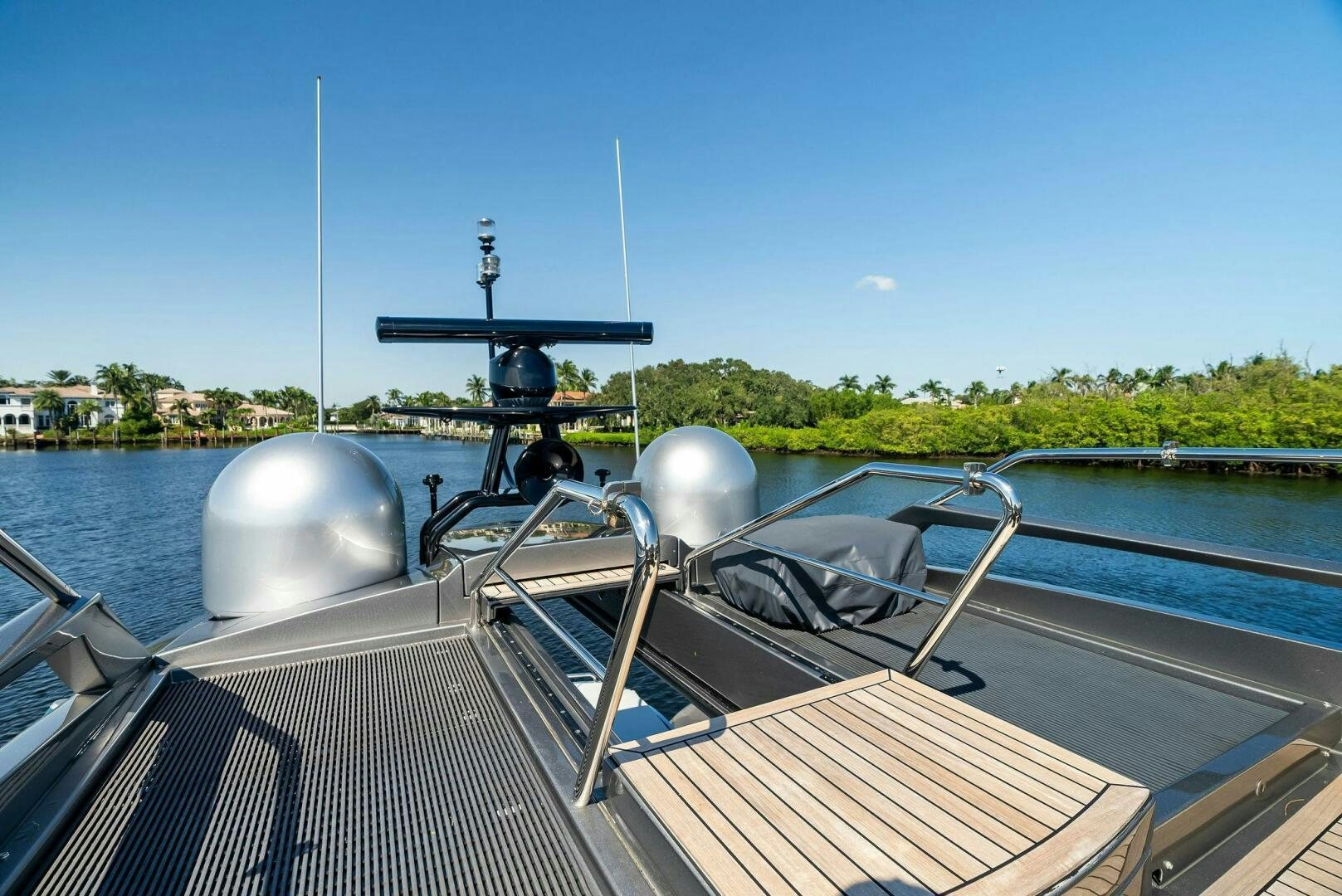 a boat with a machine on the water aboard G Yacht for Sale